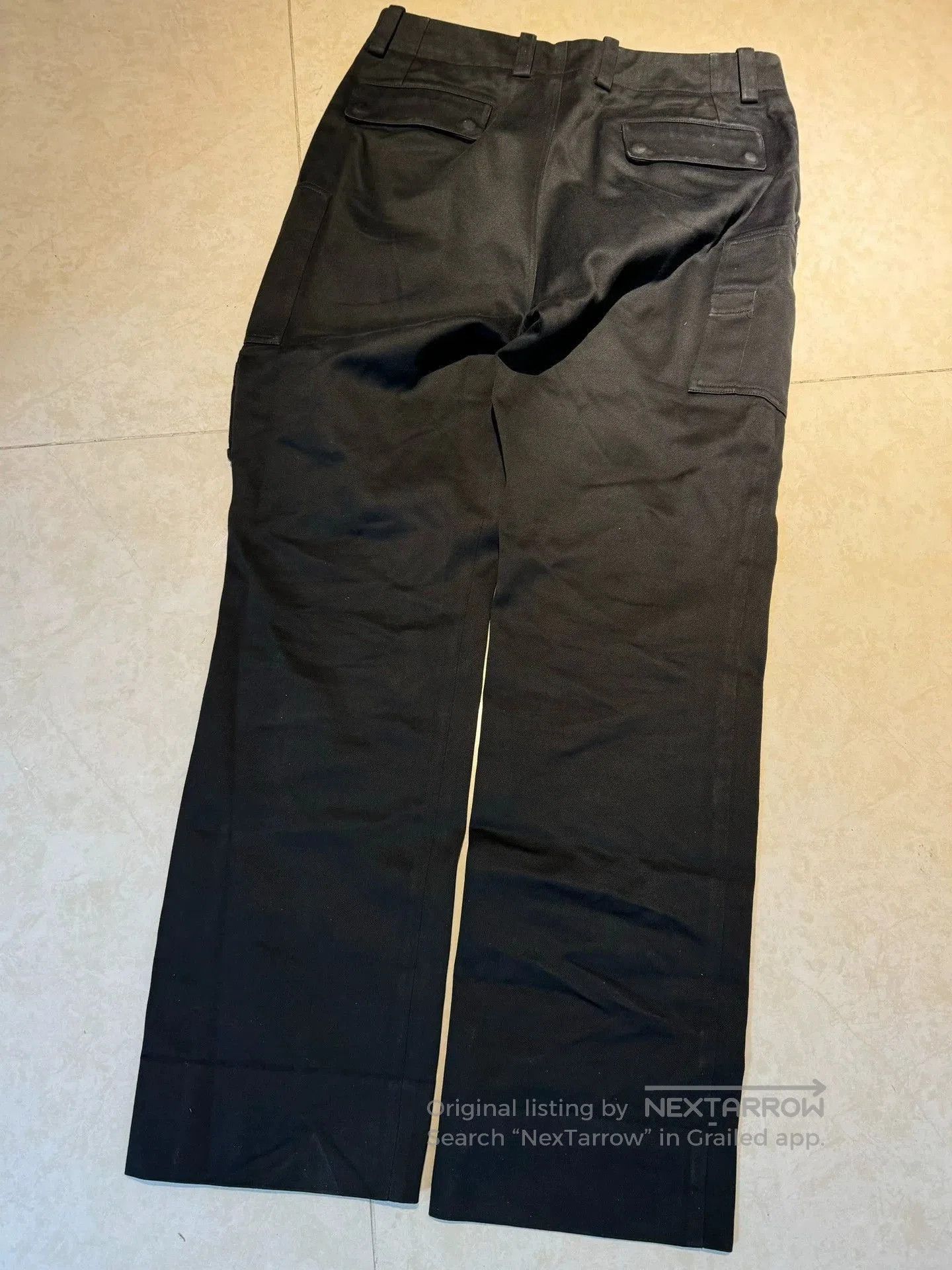 Louis Vuitton Black Cargo Pants with Multiple Pockets. Size US 32 / EU 48 - 4 Thumbnail
