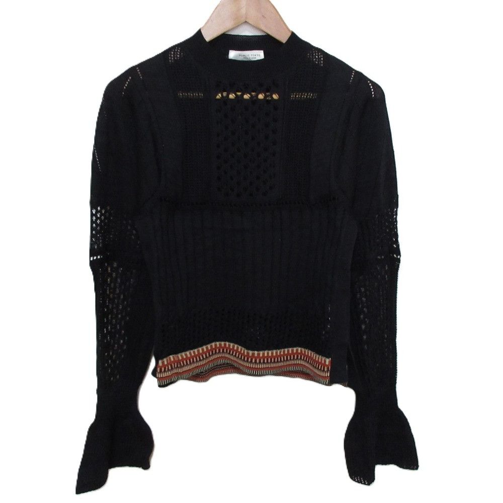 Other PUBLIC TOKYO Crochet Knit Sweater Textile Tops DUTY FREE for USA