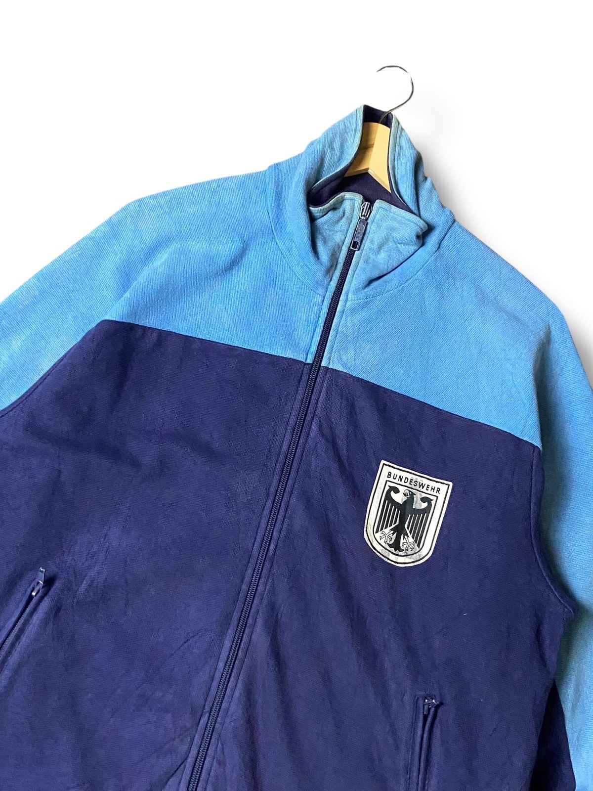 Adidas × Japanese Brand × Vintage Vintage Adidas x Bundeswehr Zip Up Jacket (130) Size US S / EU 44-46 / 1 - 8 Thumbnail