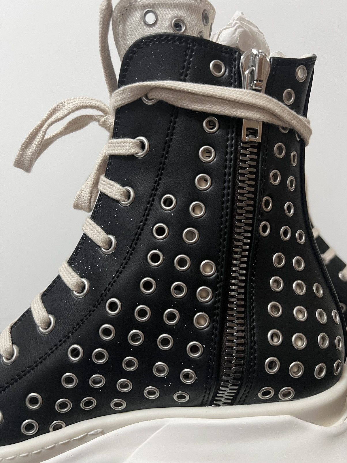 Rick Owens Drkshdw RICK OWENS ABSTRACT RAMONES SNEAKERS SZ42 Size US 9 / EU 42 - 9 Thumbnail