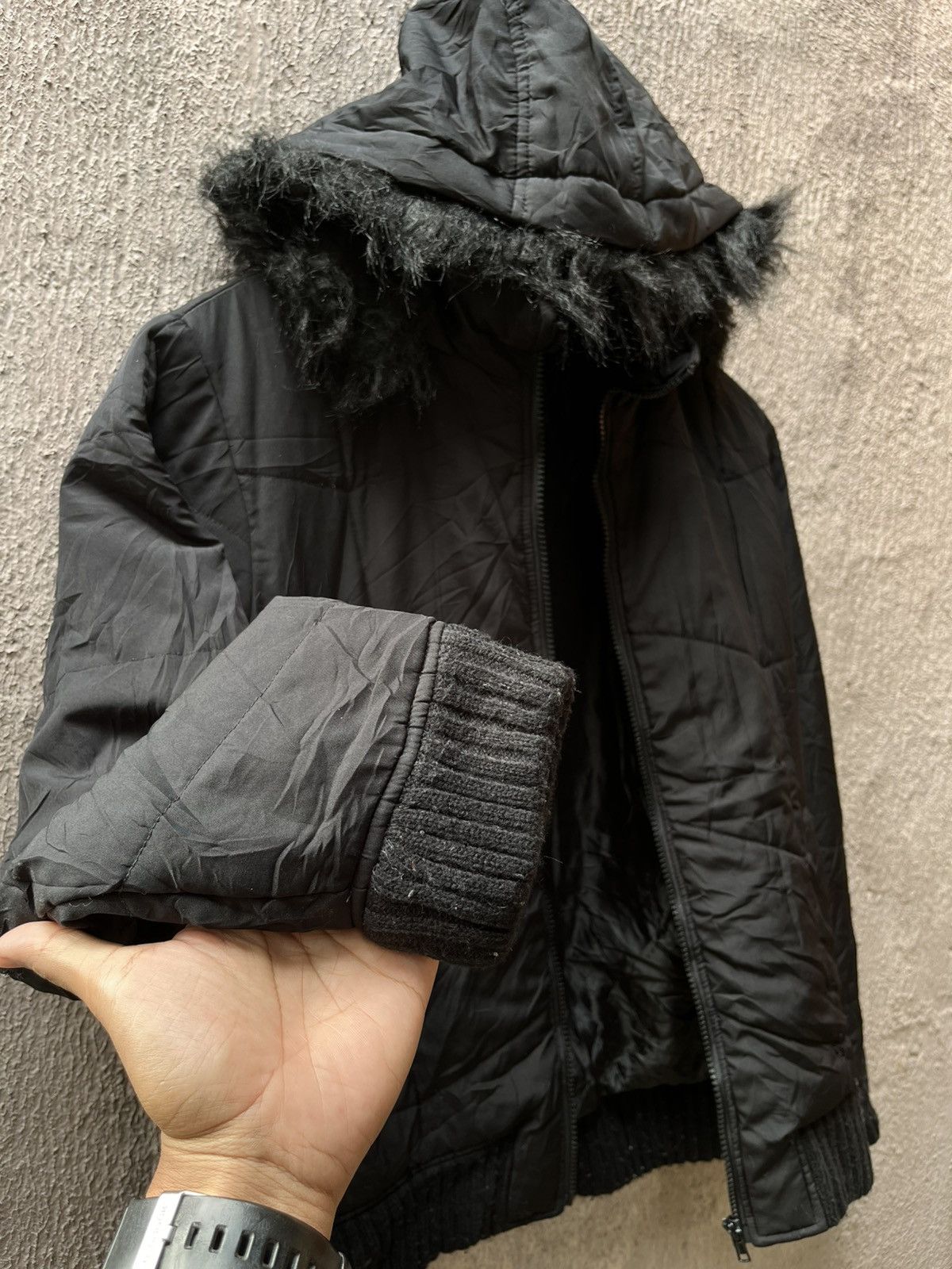 Japanese Brand Japan Pendora Fur Hoodie Size US M / EU 48-50 / 2 - 1 Thumbnail