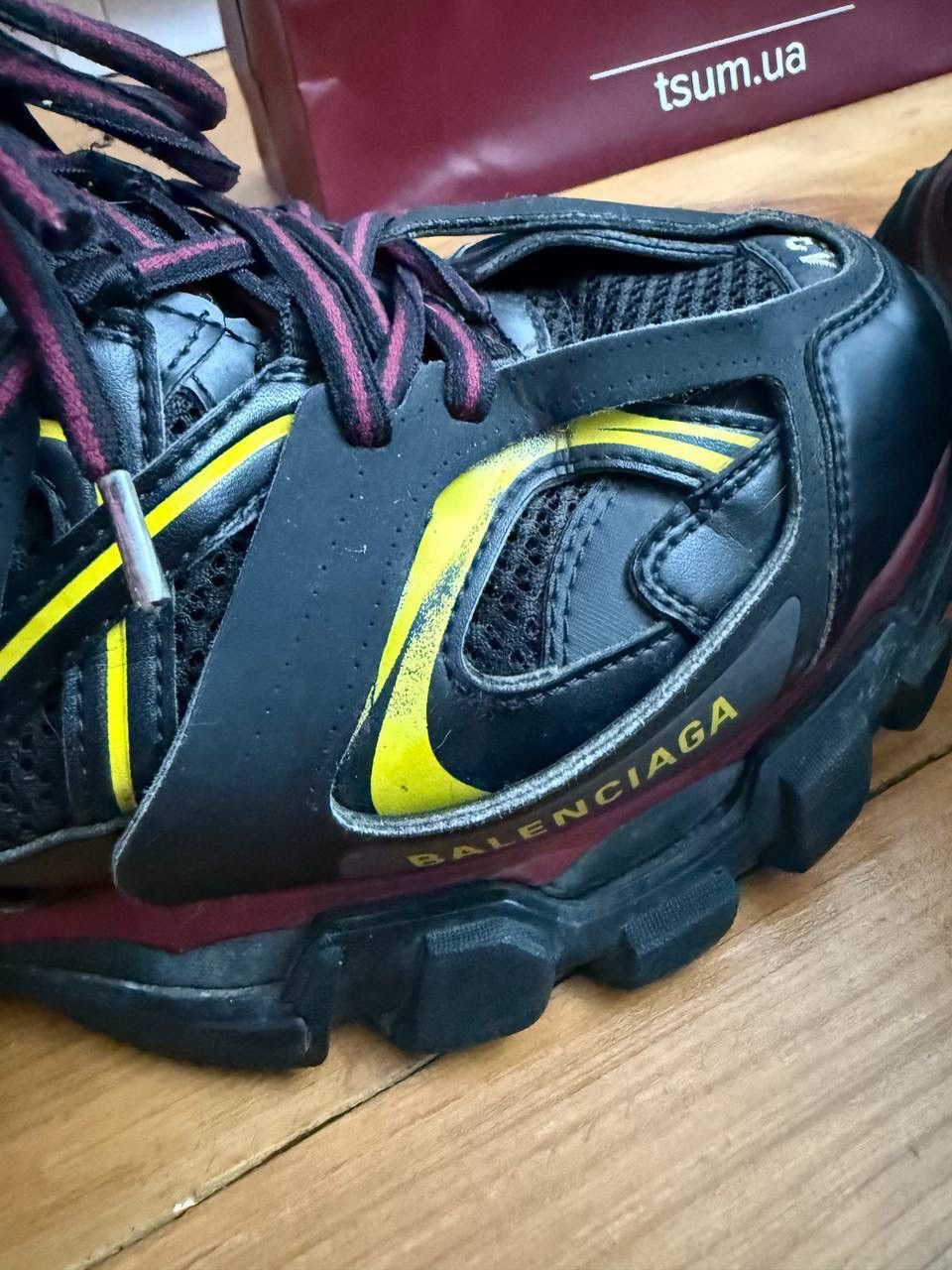 Balenciaga Balenciaga Track 1 Black Red Yellow Size US 10 / EU 43 - 5 Thumbnail