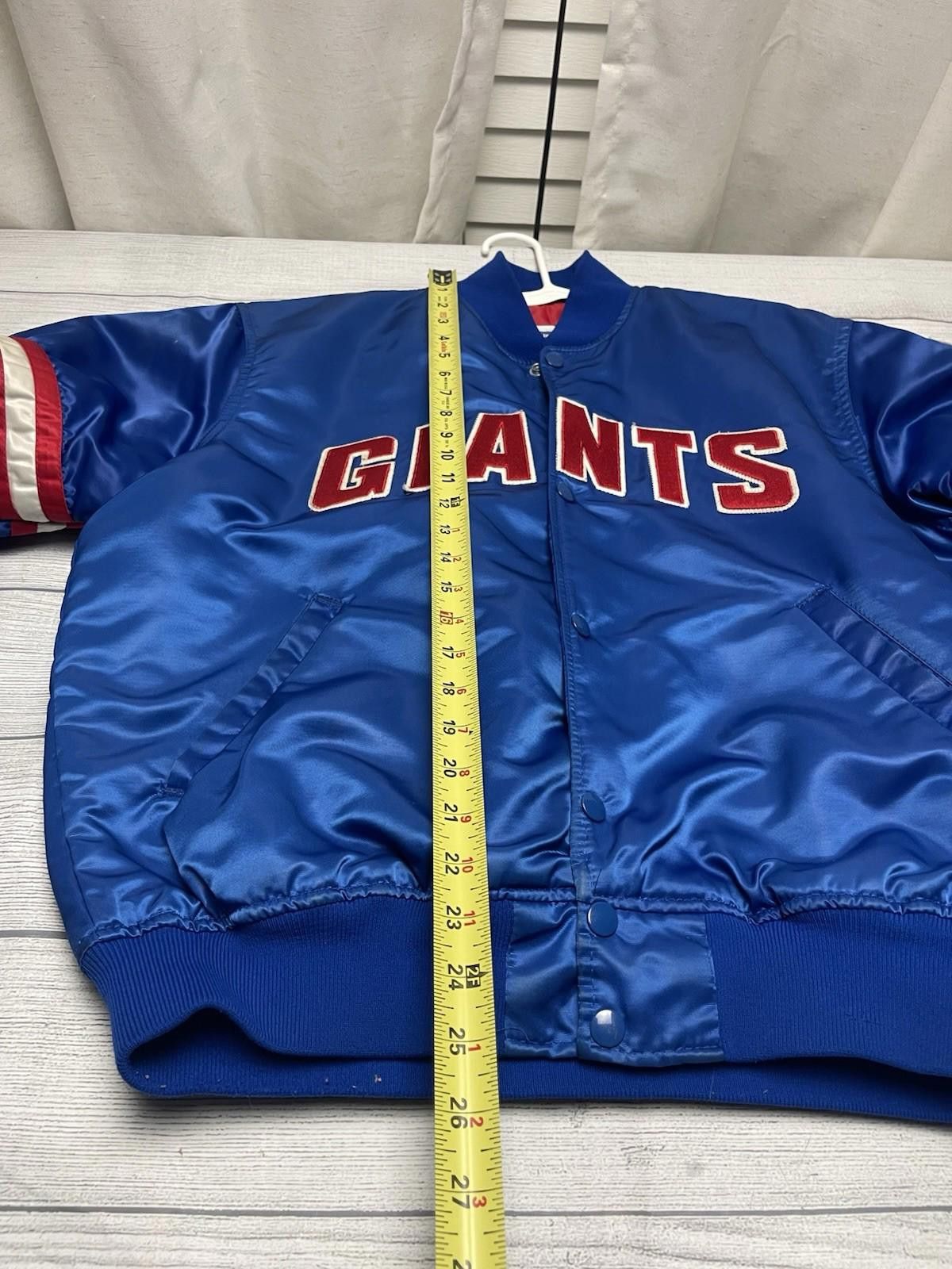 Starter Vintage NY Giants NFL Starter/Bomber Jacket L Size ONE SIZE - 6 Thumbnail