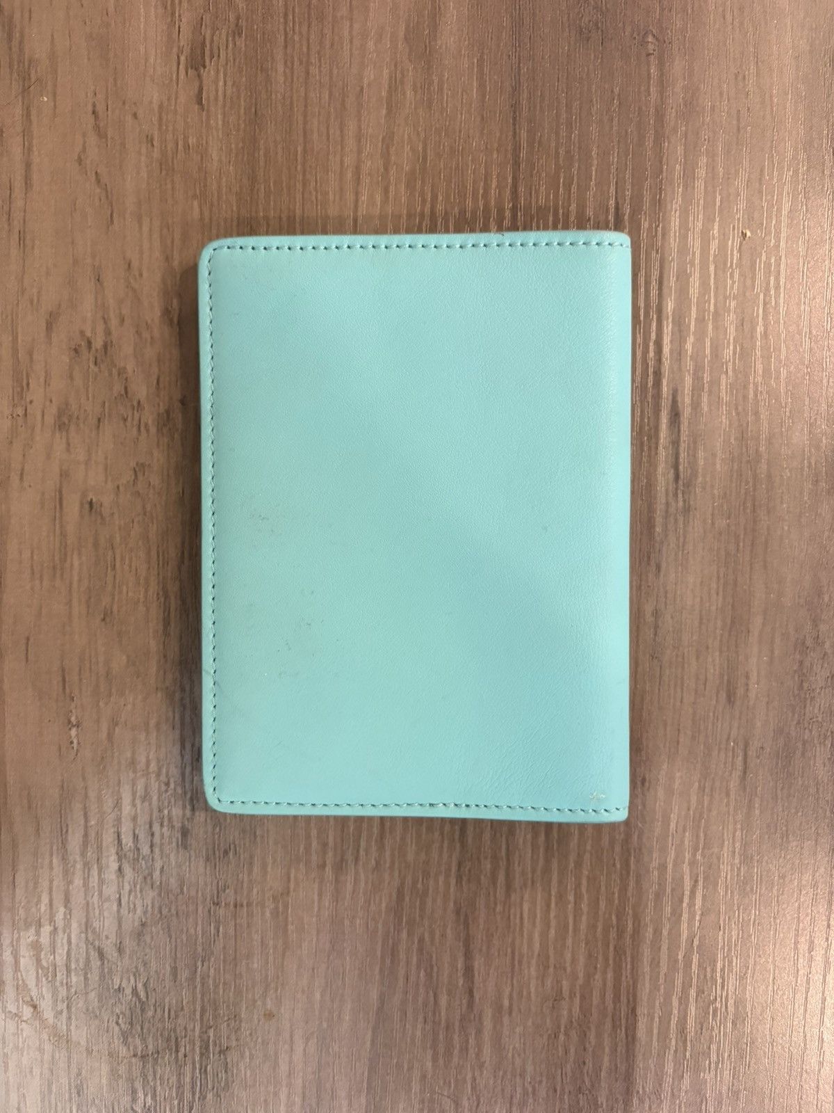 Tiffany & Co. Tiffany & Co. Leather Passport Cover - Tiffany Blue Size ONE SIZE - 3 Thumbnail