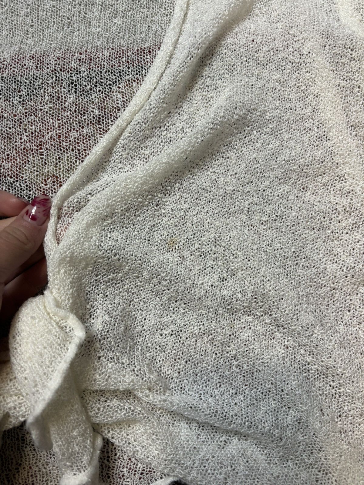Japanese Brand × Vintage Vintage Open Weave Crotchet Net Shrug Size L / US 10 / IT 46 - 3 Thumbnail