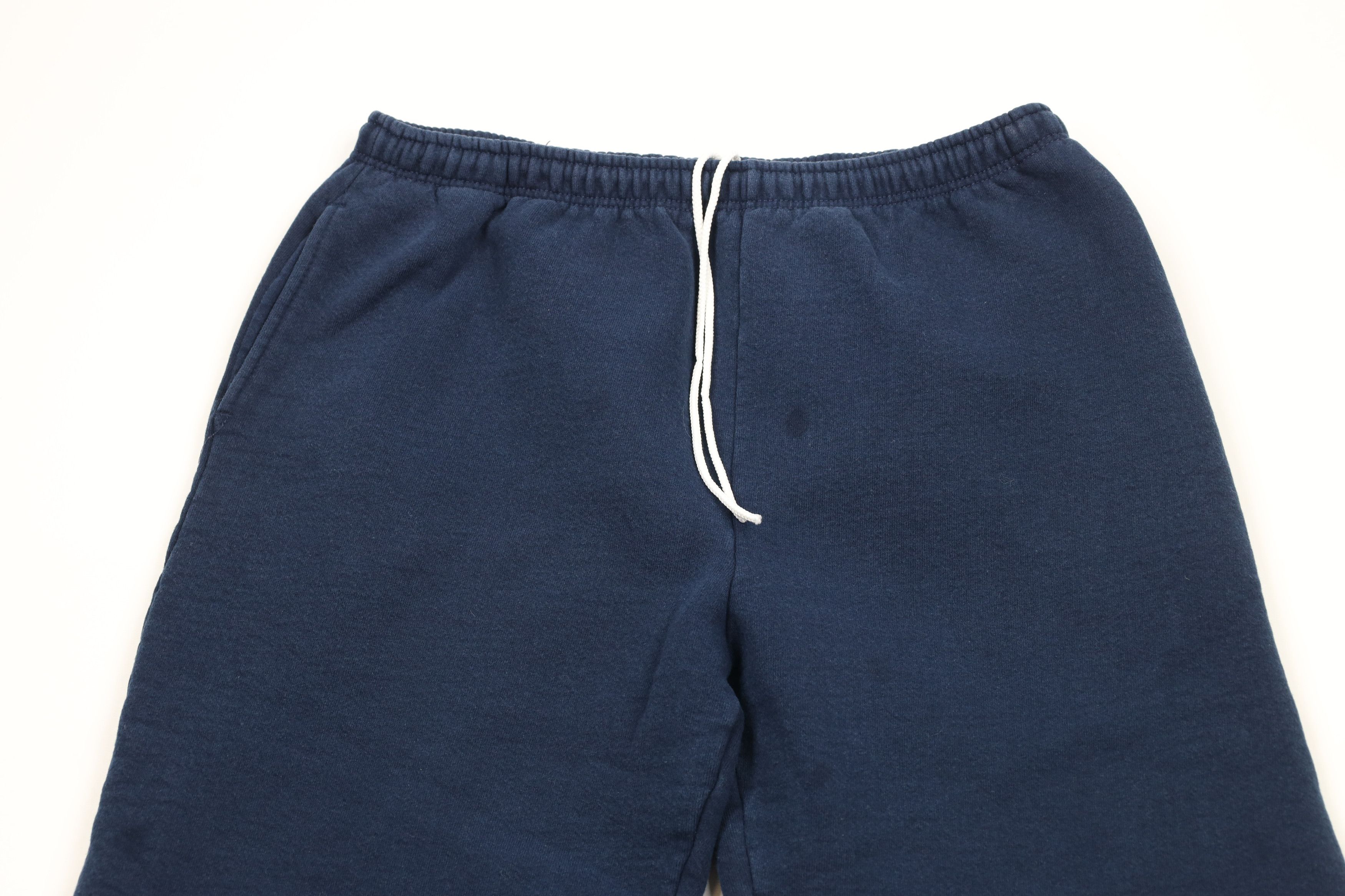 Vintage Vintage 90s Streetwear Heavyweight Sweatpants Joggers Blue Size US 36 / EU 52 - 2 Thumbnail