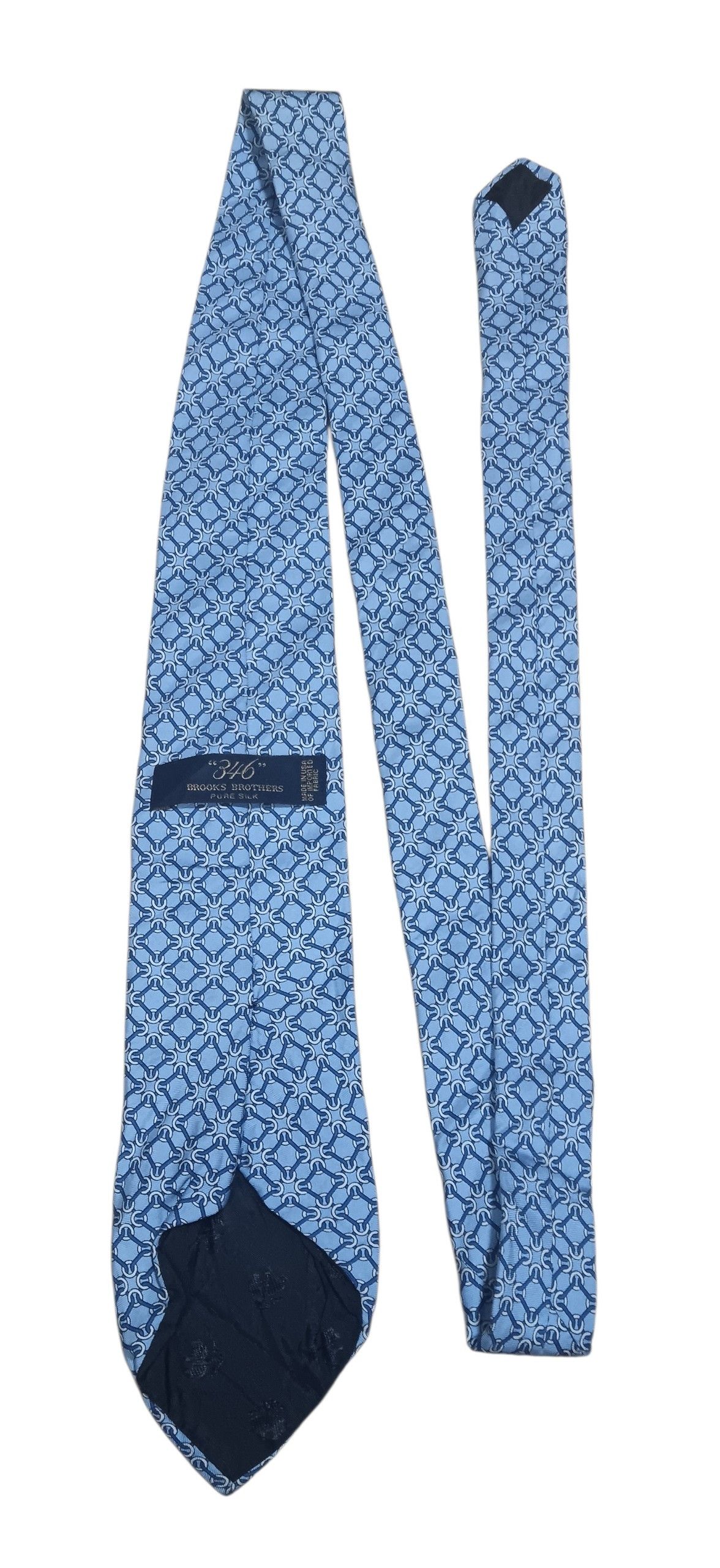 Brooks Brothers VINTAGE BROOKS BROTHERS '346' CHEQUERED SILK NECKTIE Size ONE SIZE - 3 Thumbnail
