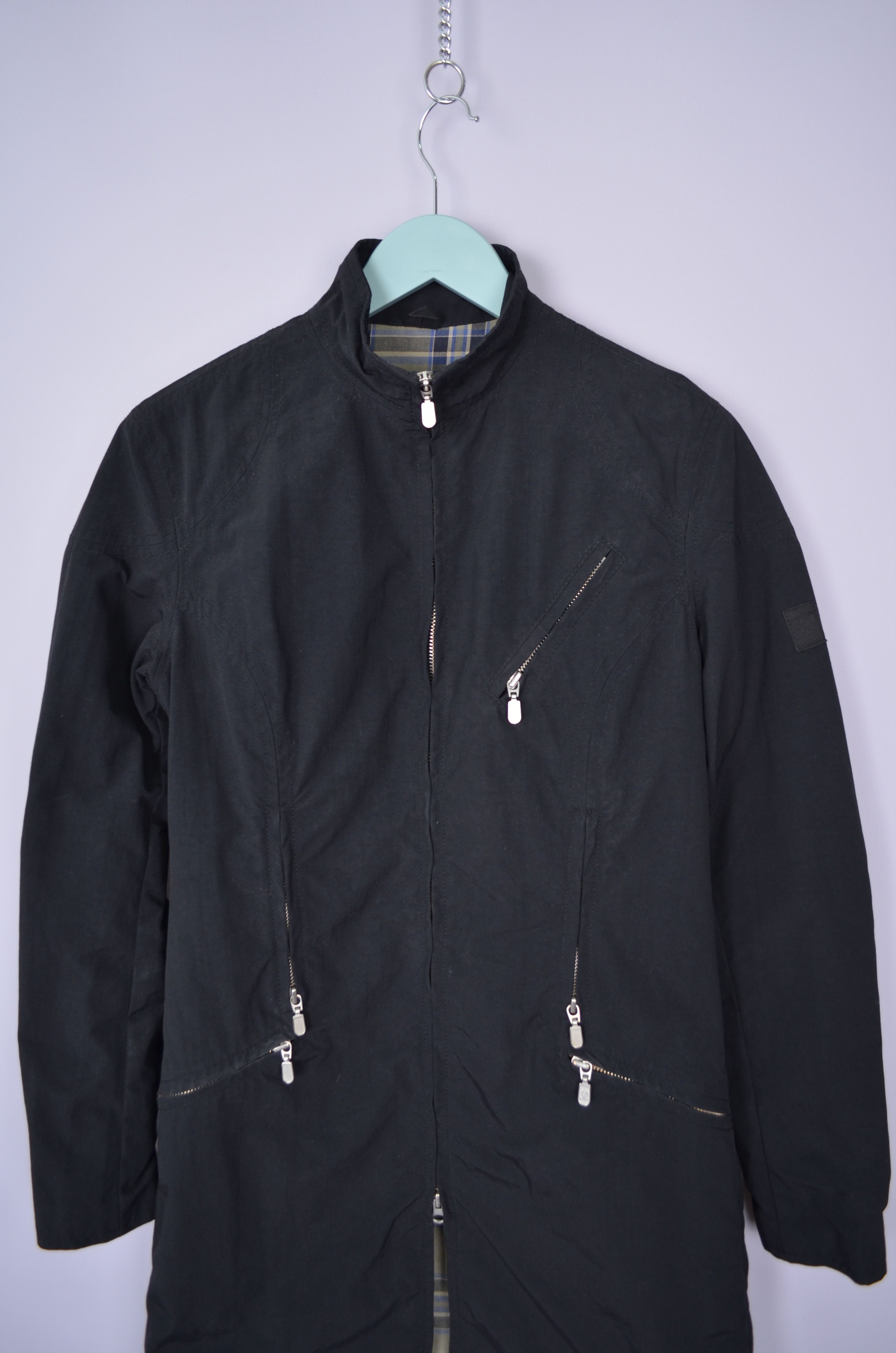 Belstaff × Designer Belstaff Womens Nylon Black Parka Jacket Size 42 Full Zip Size M / US 6-8 / IT 42-44 - 2 Thumbnail