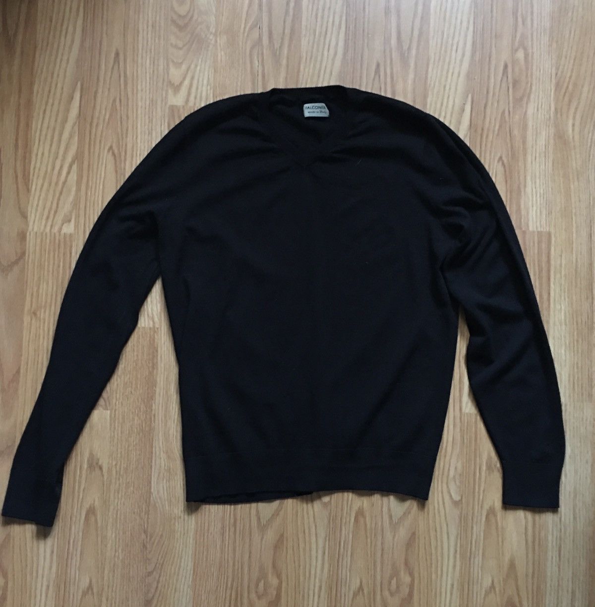 Other FALCONERI Italy Black Wool Blend Sweater Size M / US 6-8 / IT 42-44 - 6 Thumbnail
