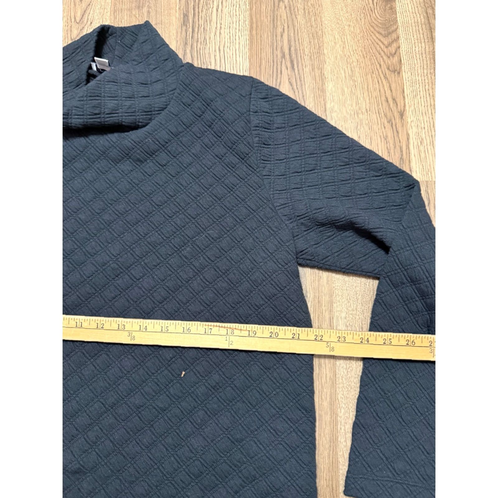 J.Crew J. Crew Shirt Women's Large Black Long Sleeve Mock Neck Pullover VINTAGE? (no) Shirt -> Shirt Size L / US 10 / IT 46 - 6 Thumbnail