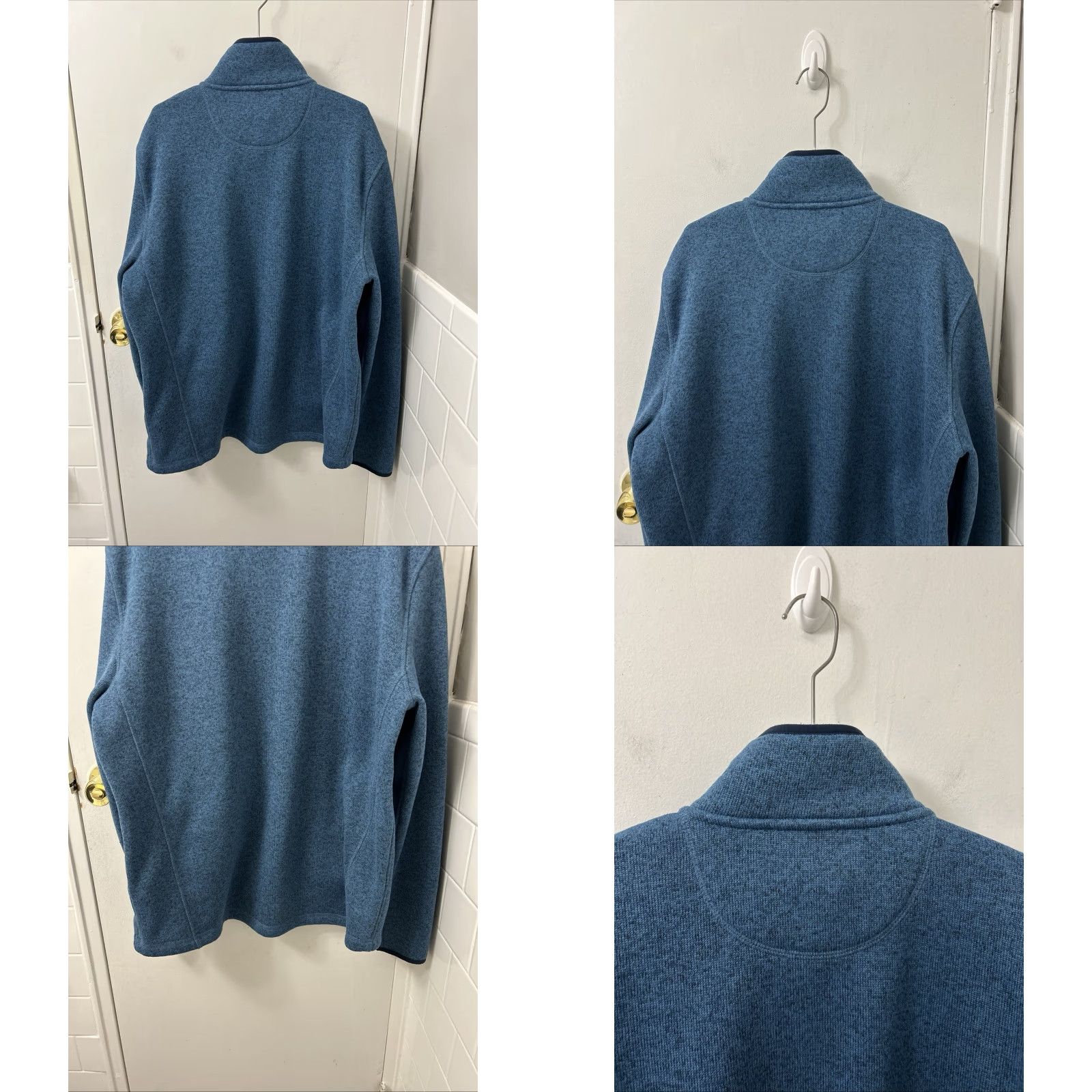 Vintage L.L. Bean Sweater Fleece Jacket Mens XL Blue Full Zip Size US XL / EU 56 / 4 - 8 Thumbnail