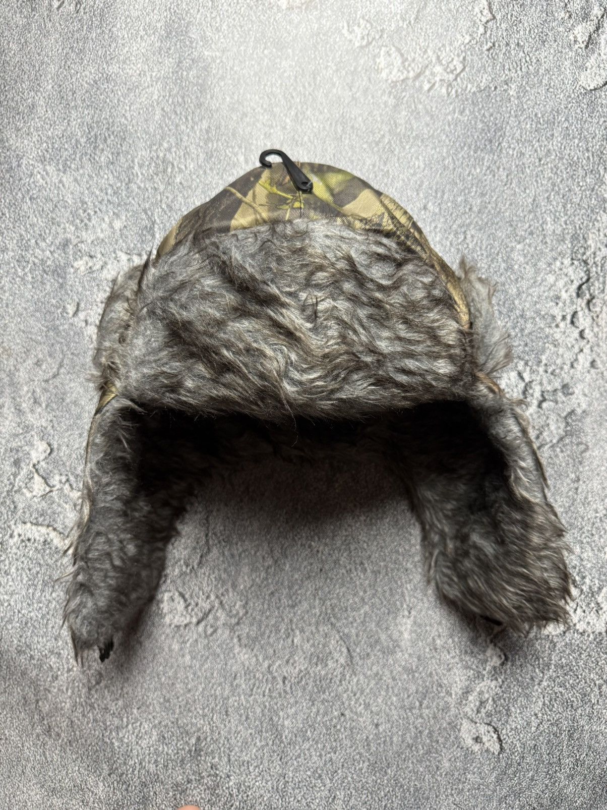 Realtree Y2K Real Tree Faux Fur Ushanka VNTG Fuzzy Warm Trapper Hat Size ONE SIZE - 4 Thumbnail