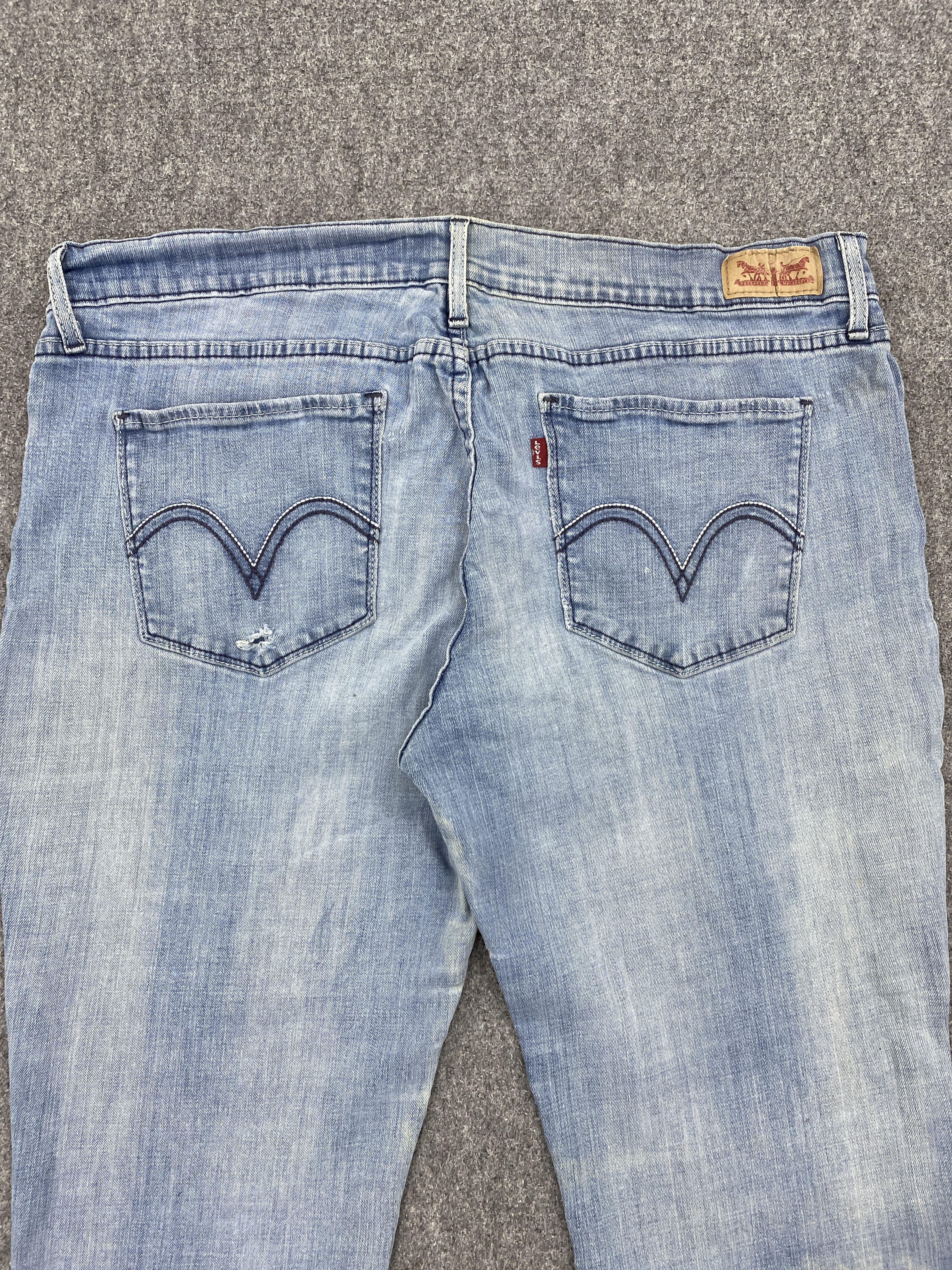 Levi's × Vintage Vintage levis 524 Flare Lightwash Denim Jeans DP2625 Size US 34 / EU 50 - 4 Thumbnail