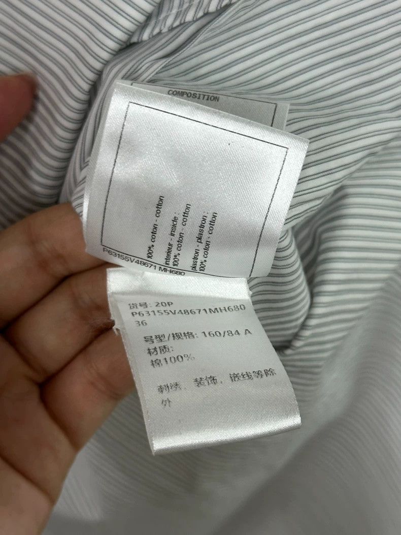 Chanel Chanel Blue and white color block rhinestone buckle stripe Size XS / US 0-2 / IT 36-38 - 7 Thumbnail