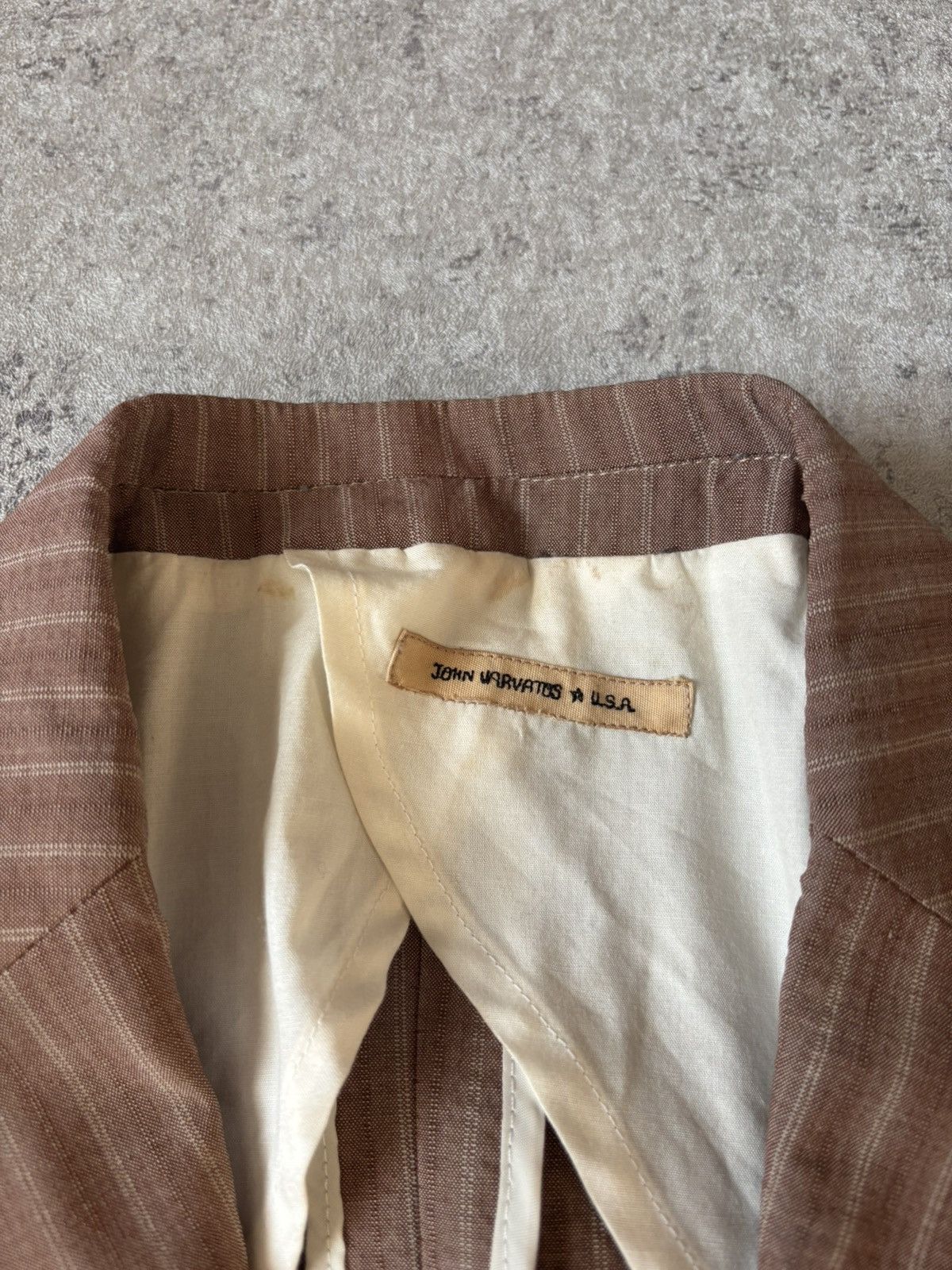 Designer × John Varvatos × Vintage JOHN VARVATOS USA BLAZER JACKET Size 50R - 2 Thumbnail