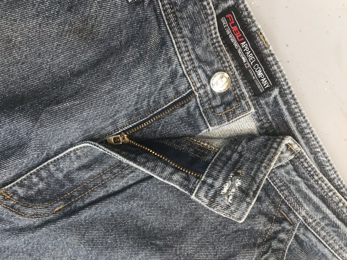 Fubu × Vintage Rare vintage Fubu apparel company embroidered cargo denim Size US 34 / EU 50 - 6 Thumbnail
