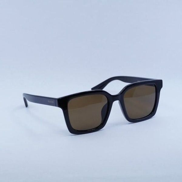 Gucci New Gucci GG1582SK 004 Sunglasses - Black Frame, Brown Size ONE SIZE - 9 Thumbnail