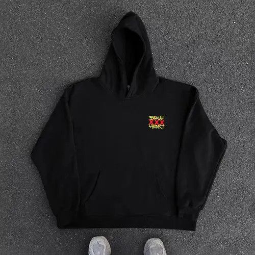 VIBE Street Letter Creative Print Quirky Hooded Sweatshirt Size US L / EU 52-54 / 3 - 6 Thumbnail