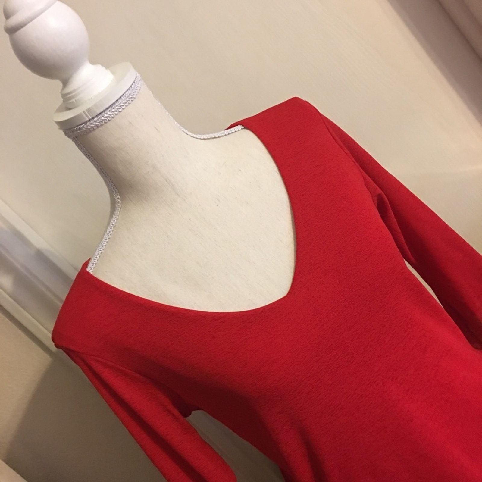 Other JKLA red stretchy 3/4 Sleeve Top NWOT M Size M / US 6-8 / IT 42-44 - 2 Thumbnail