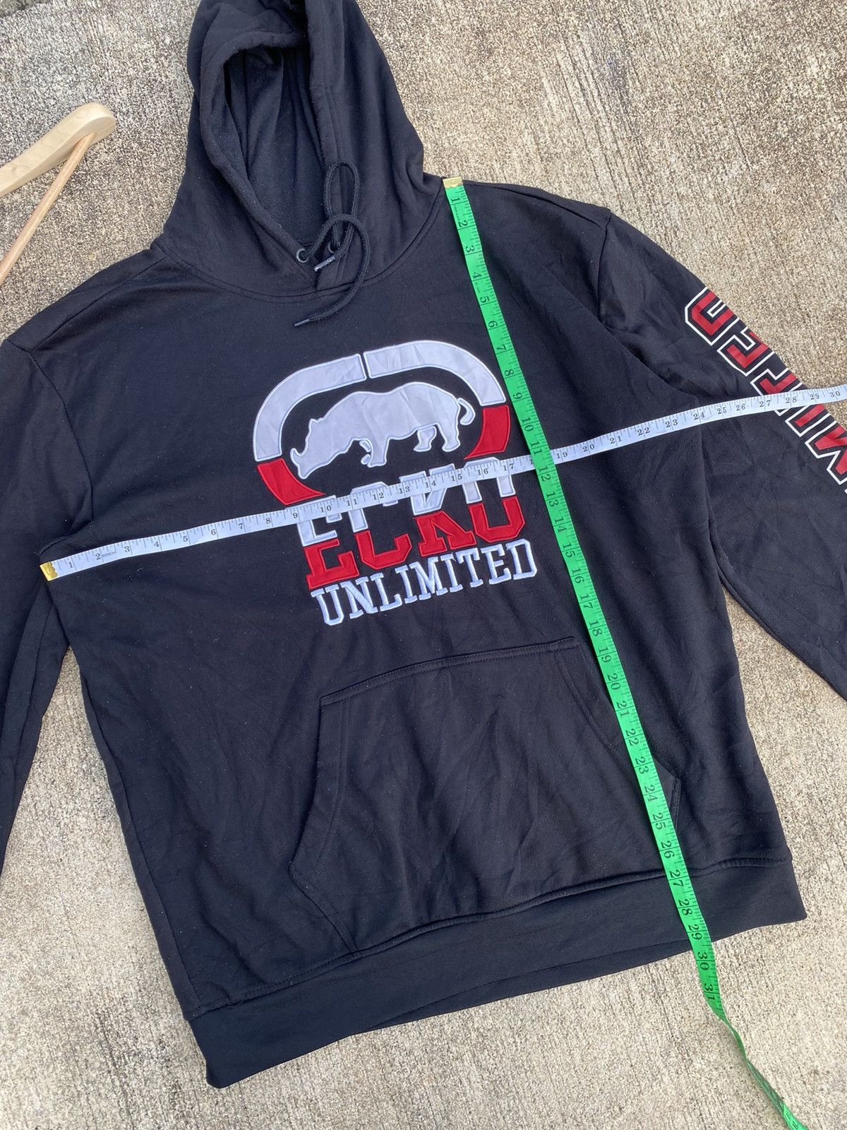 🔥 Rare 🔥 Vintage Y2K Big Logo Ecko Hoodie
