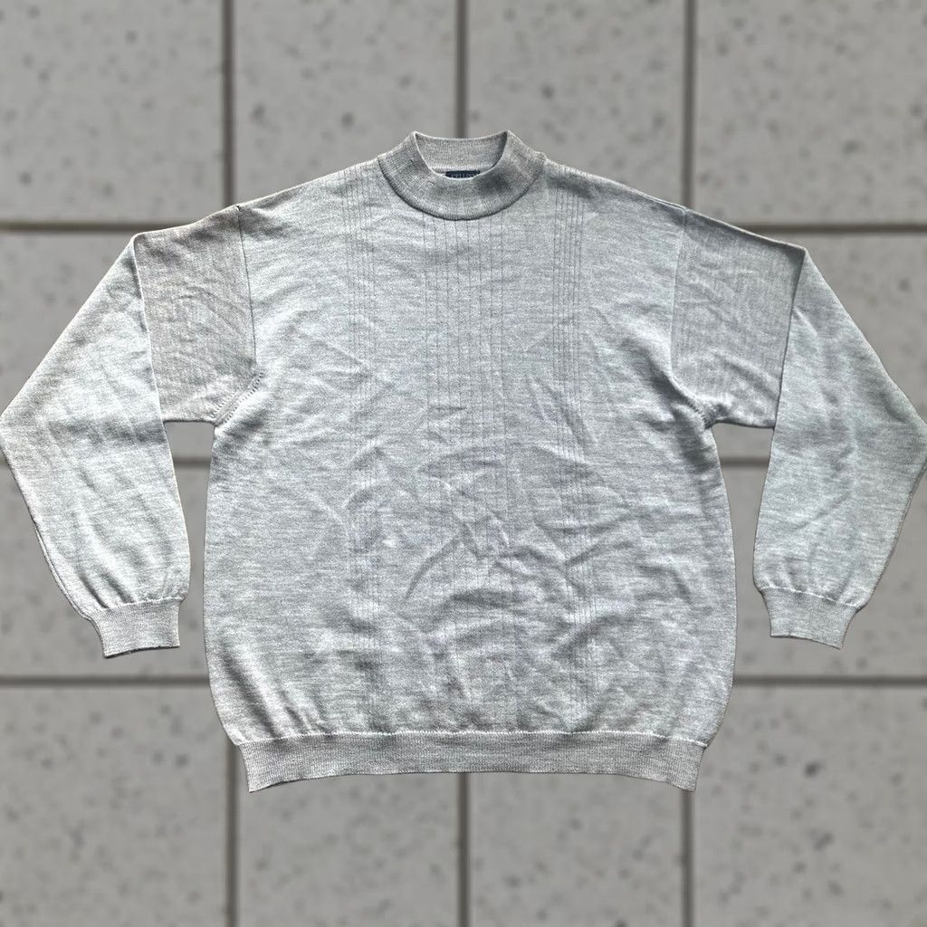 Vintage Cellini Sweater Mens Size L Beige 100% Wool Made In Italy Pullover EUC Size US L / EU 52-54 / 3 - 1 Thumbnail