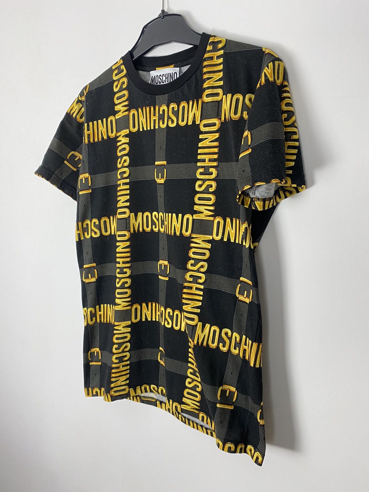 Moschino Moschino Lapped Belt T-Shirt Couture! Milano tee y2k gold Size US S / EU 44-46 / 1 - 2 Thumbnail