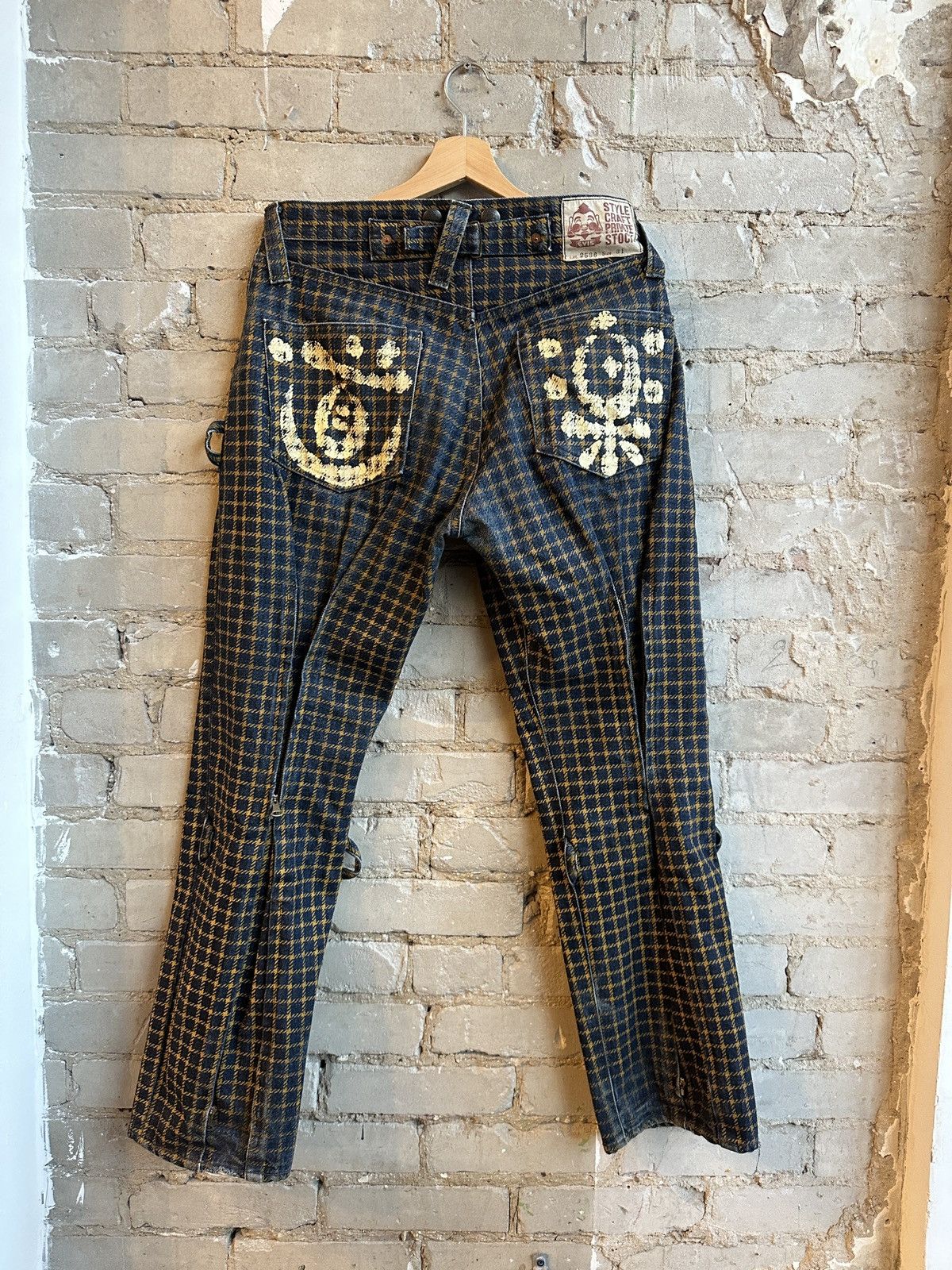 Vintage Evisu Private Stock Check Jeans