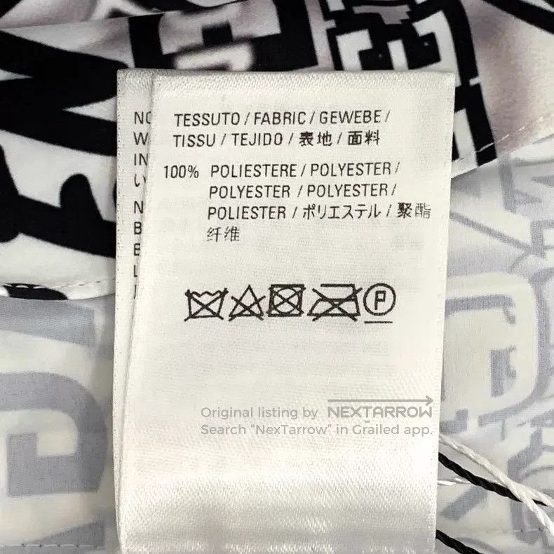 Balenciaga Balenciaga Color-blocked Logo Letter Full Print Irregular Size 33" - 8 Thumbnail