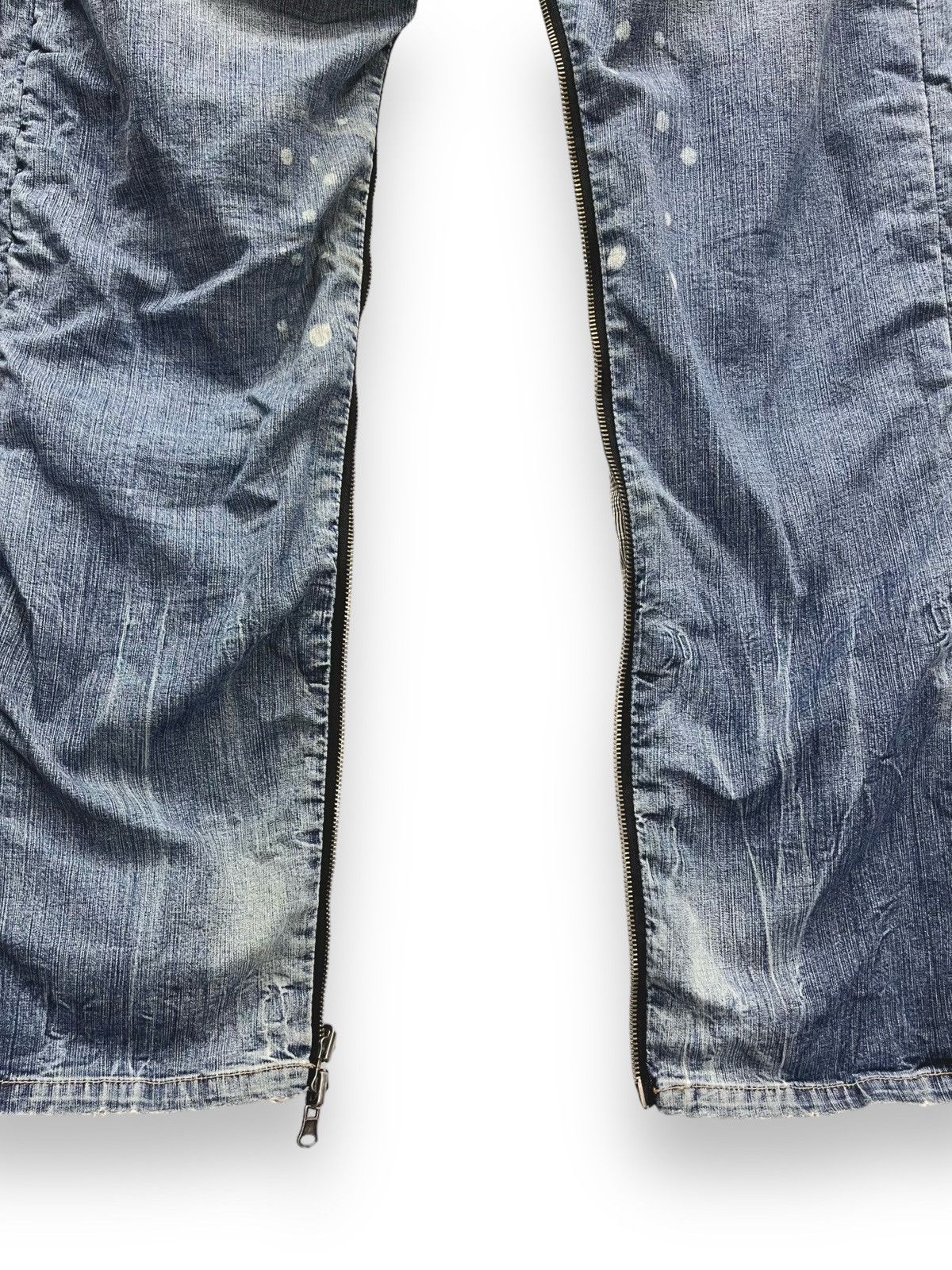 Grailed PPFM EASTERN ROCK ANARCHY DENIM Punk Zipper Reversible Denim Size US 31 - 17 Thumbnail