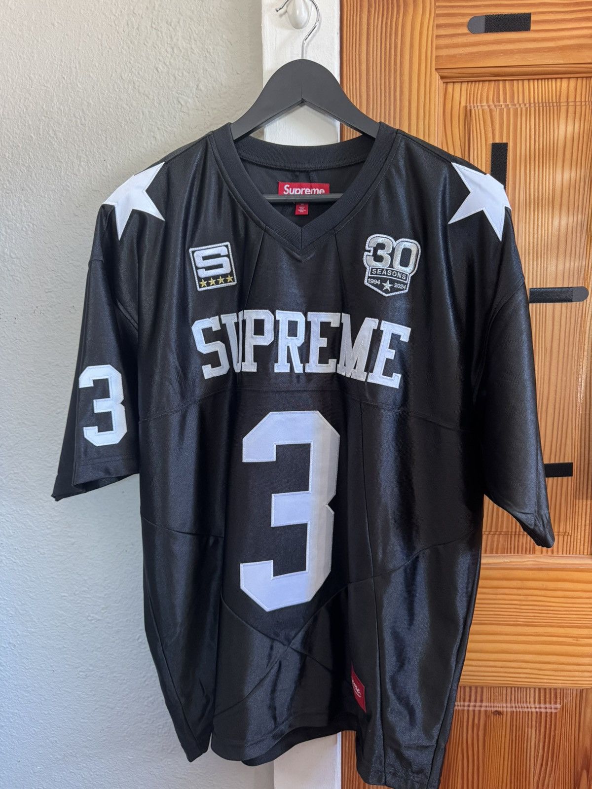 Supreme Supreme Faux Croc Football Jersey | Grailed