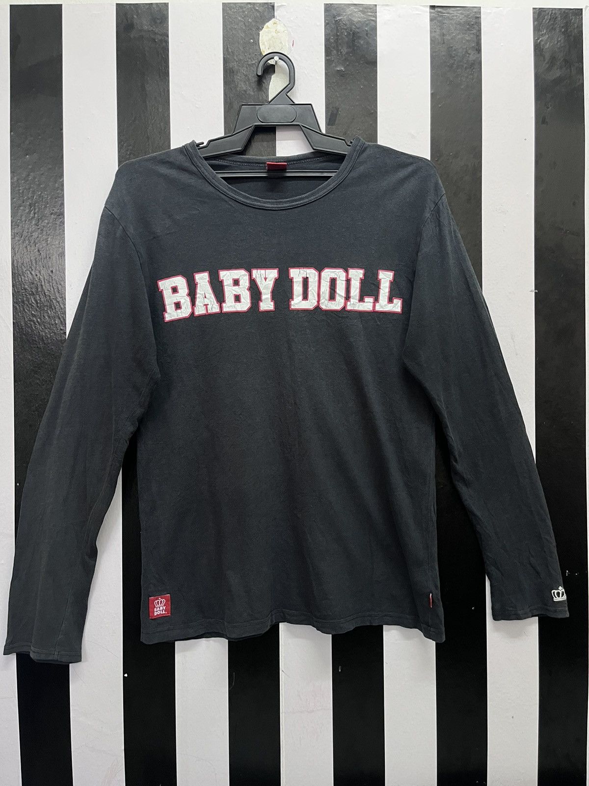 Japanese Brand Baby Doll Streetware Long Sleeve Tee Size US M / EU 48-50 / 2 - 1 Thumbnail