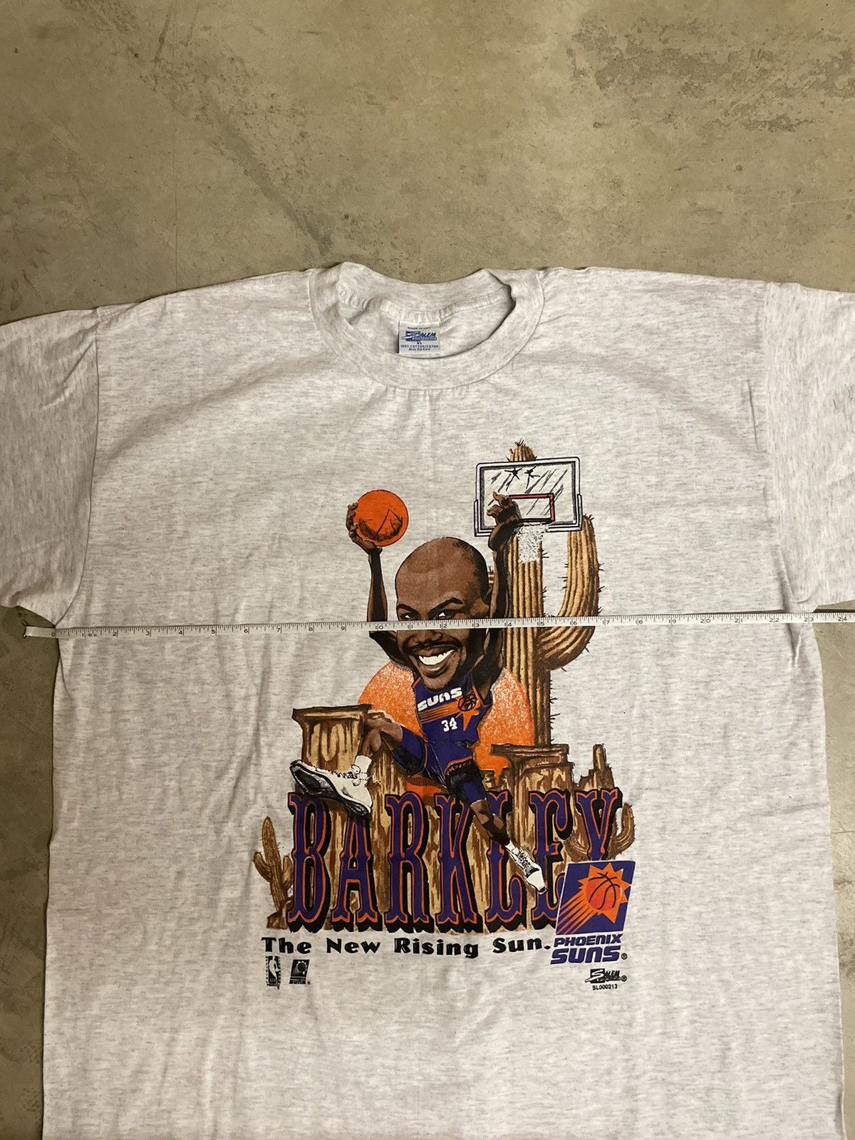 Salem Sportswear Vintage Single Stitch SALEM SPORTS Charles Barkley Big Head Size US XL / EU 56 / 4 - 4 Thumbnail