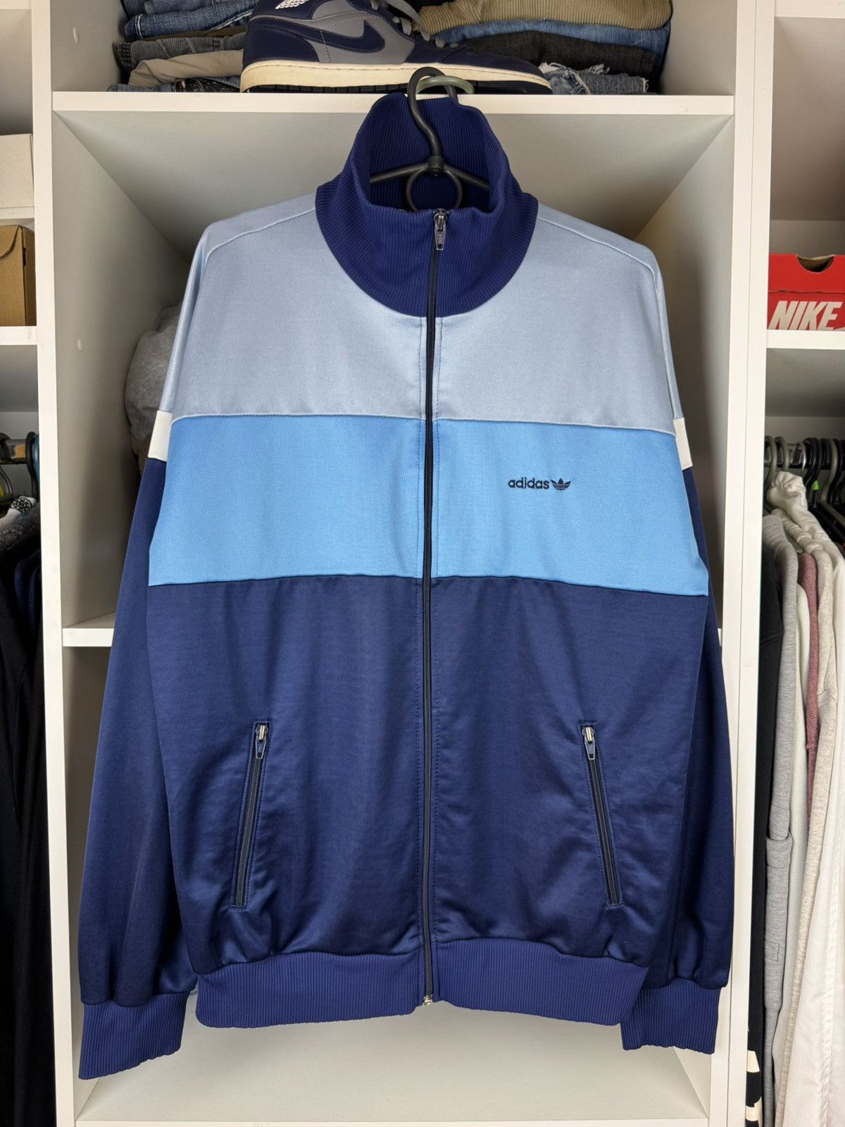 Adidas Vintage Adidas Track Jacket Made in Austria Size US XL / EU 56 / 4 - 1 Thumbnail