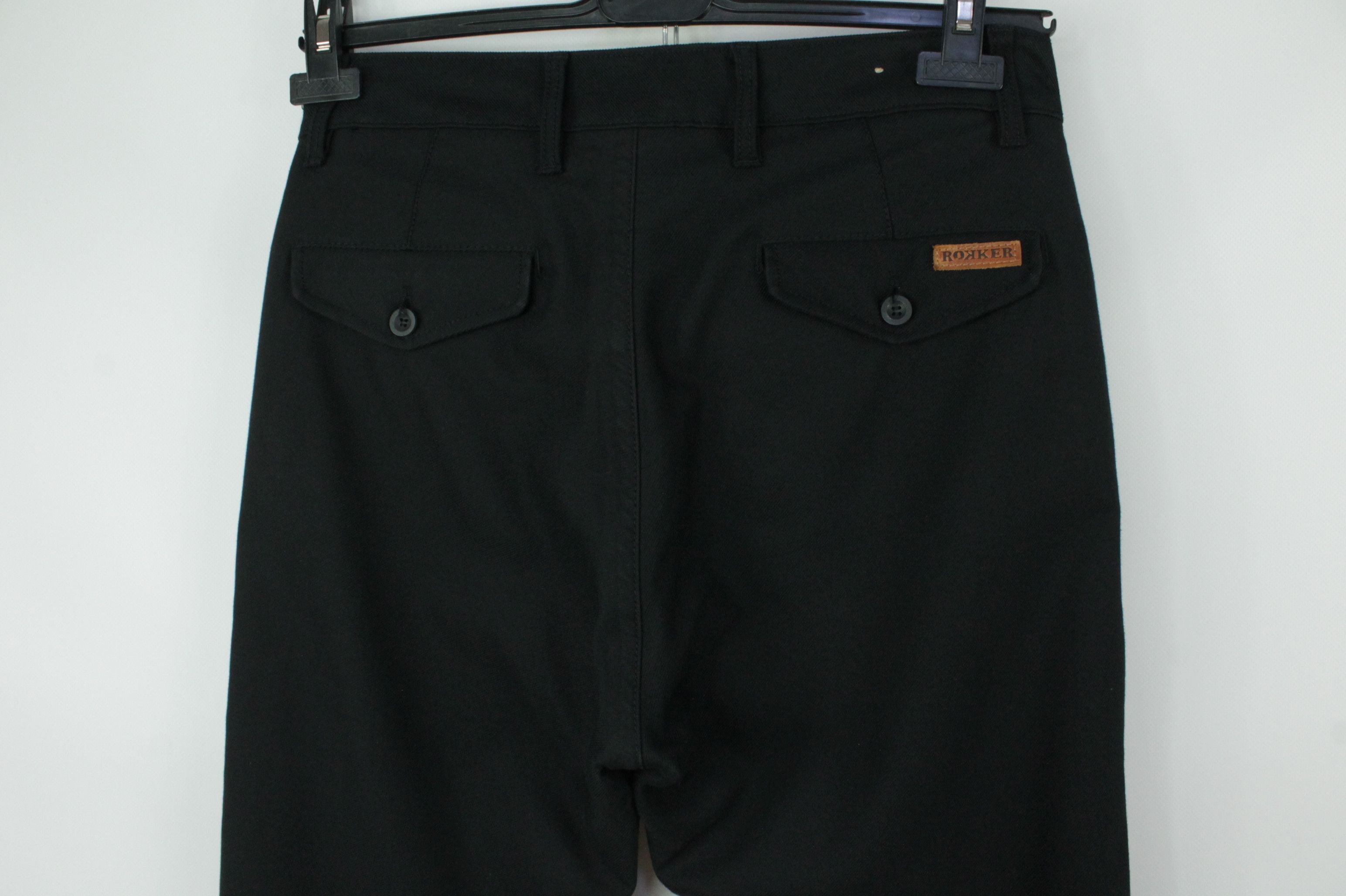 THE ROKKER COMPANY Rokker 1040 Chino Black Motorcycle Trousers Pants Size US 30 / EU 46 - 8 Thumbnail