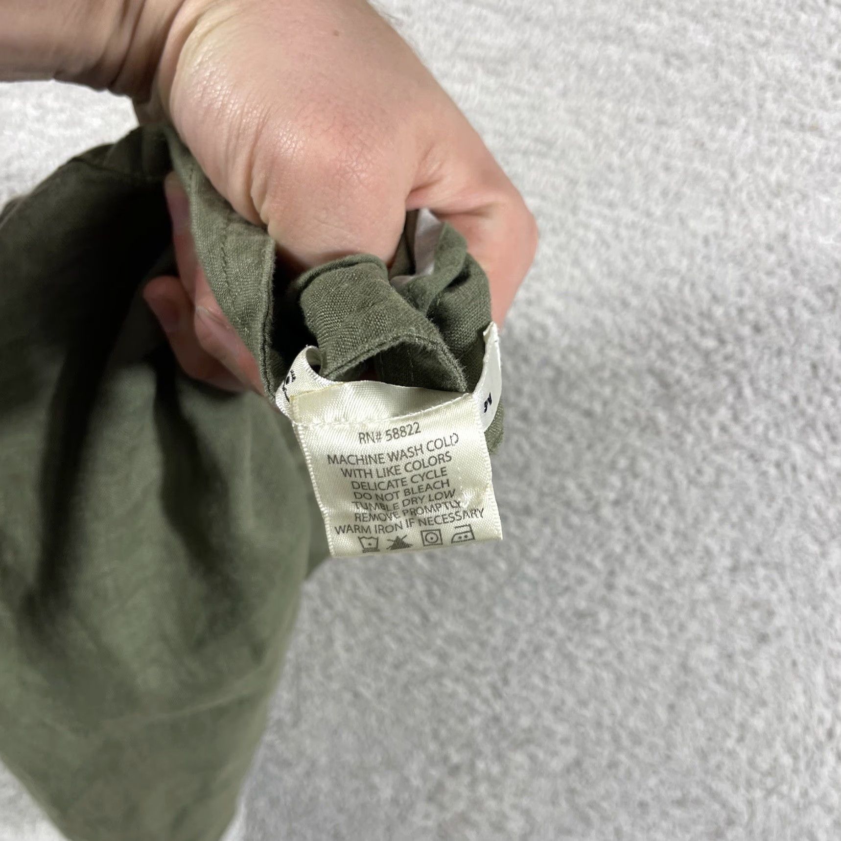 Vintage VINTAGE MAX Studio 100% Linen Skirt Women’s 4 Army Green A Line Mini Skirt Y2K Sailor Skirt Womens Mens? Size 27" / US 4 / IT 40 - 4 Thumbnail
