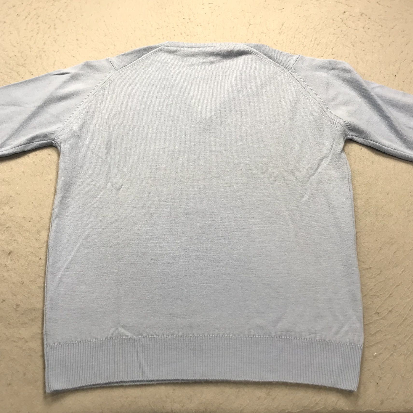 Vintage VINTAGE Edinburgh Woollen Mill Sweater Mens M Blue Wool Lambswool V-Neck Jumper Pullover Knit Men Size US M / EU 48-50 / 2 - 5 Thumbnail