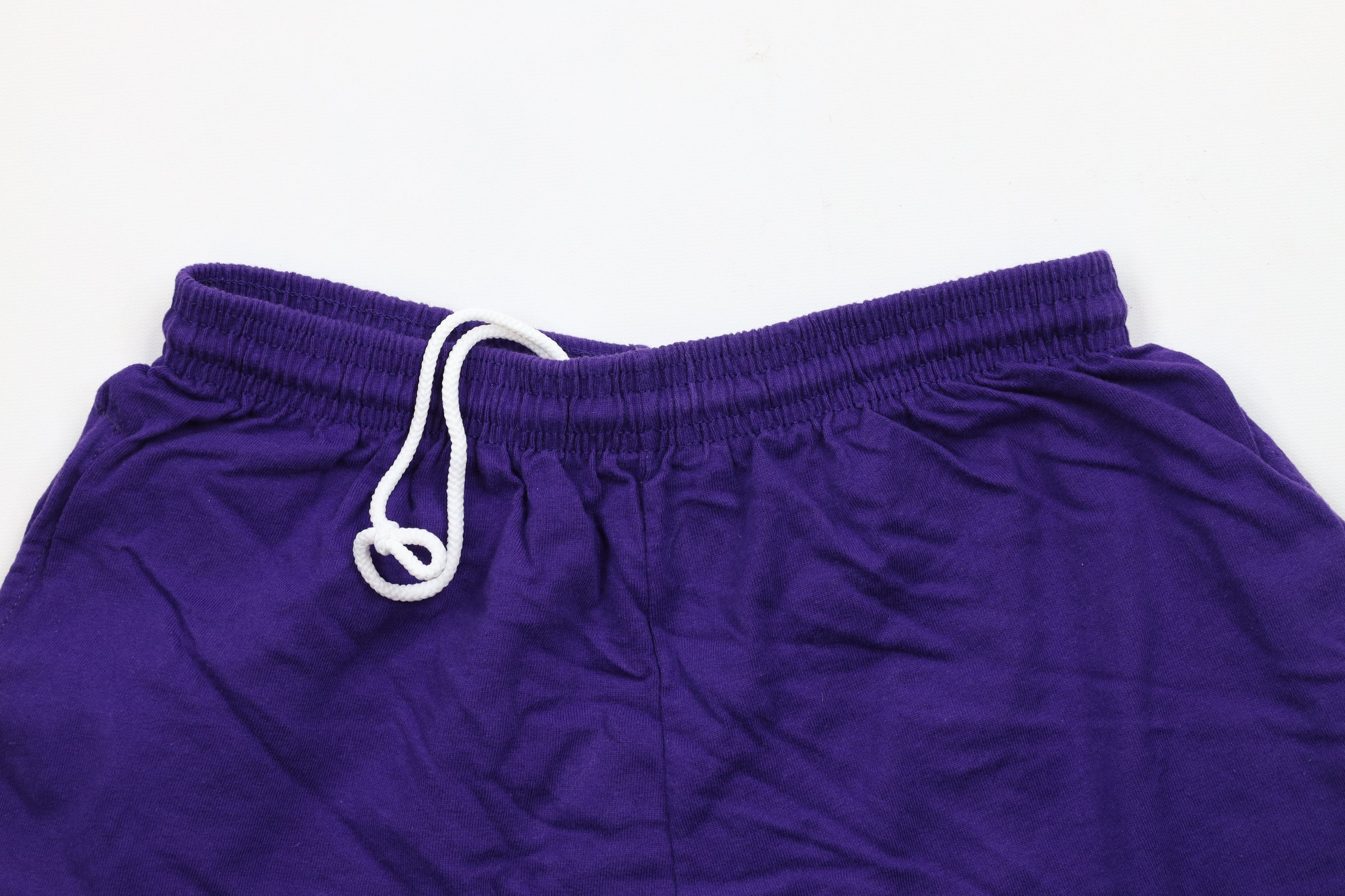Vintage Vintage 90s Streetwear Above Knee Shorts Purple Cotton USA Size US 34 / EU 50 - 2 Thumbnail