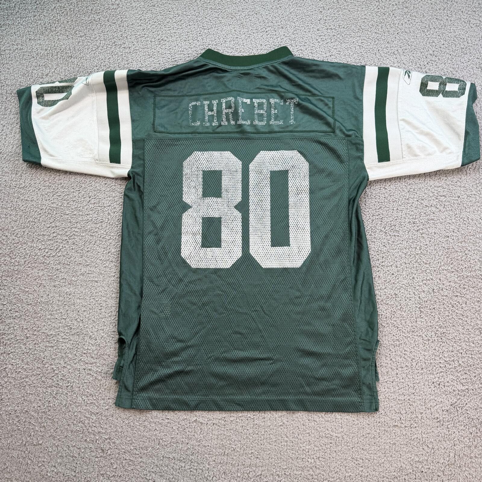 Reebok Wayne Chrebet #80 New York Jets Reebok NFL Jersey M Y2K Size US M / EU 48-50 / 2 - 2 Thumbnail