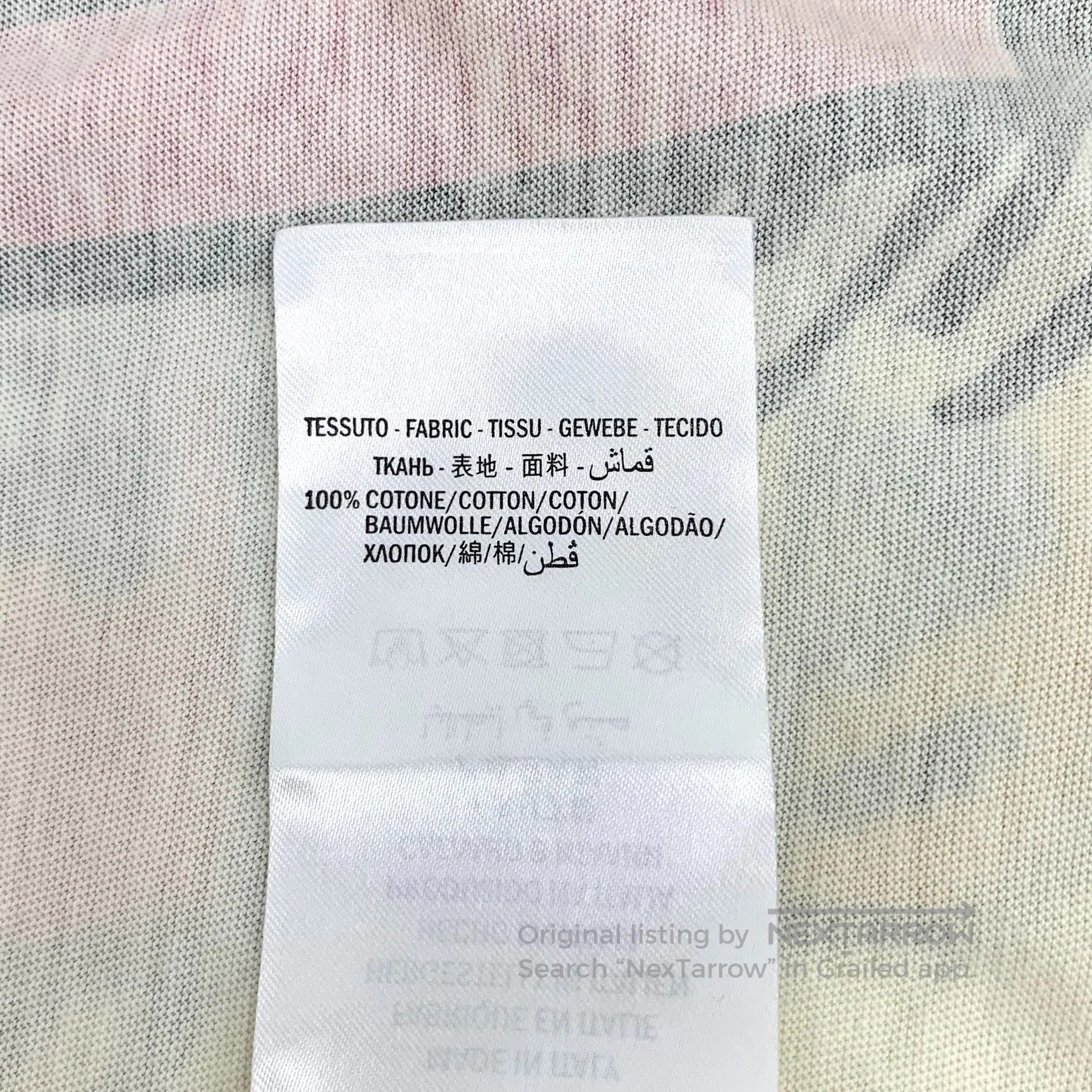 Gucci Guicci Beige tiger lettering print cotton round-neck short Size US XS / EU 42 / 0 - 7 Thumbnail