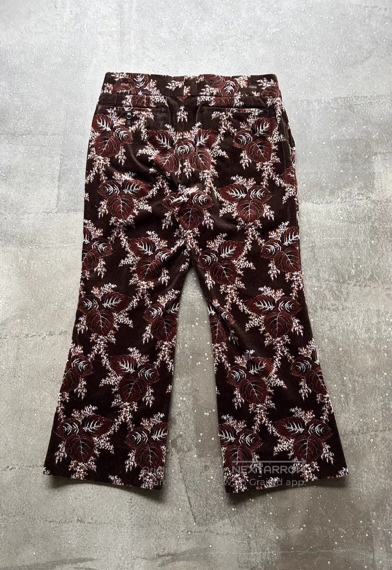 Comme des Garcons Comme des Garcons size M Floral Ankle Pants Size 23" - 2 Thumbnail