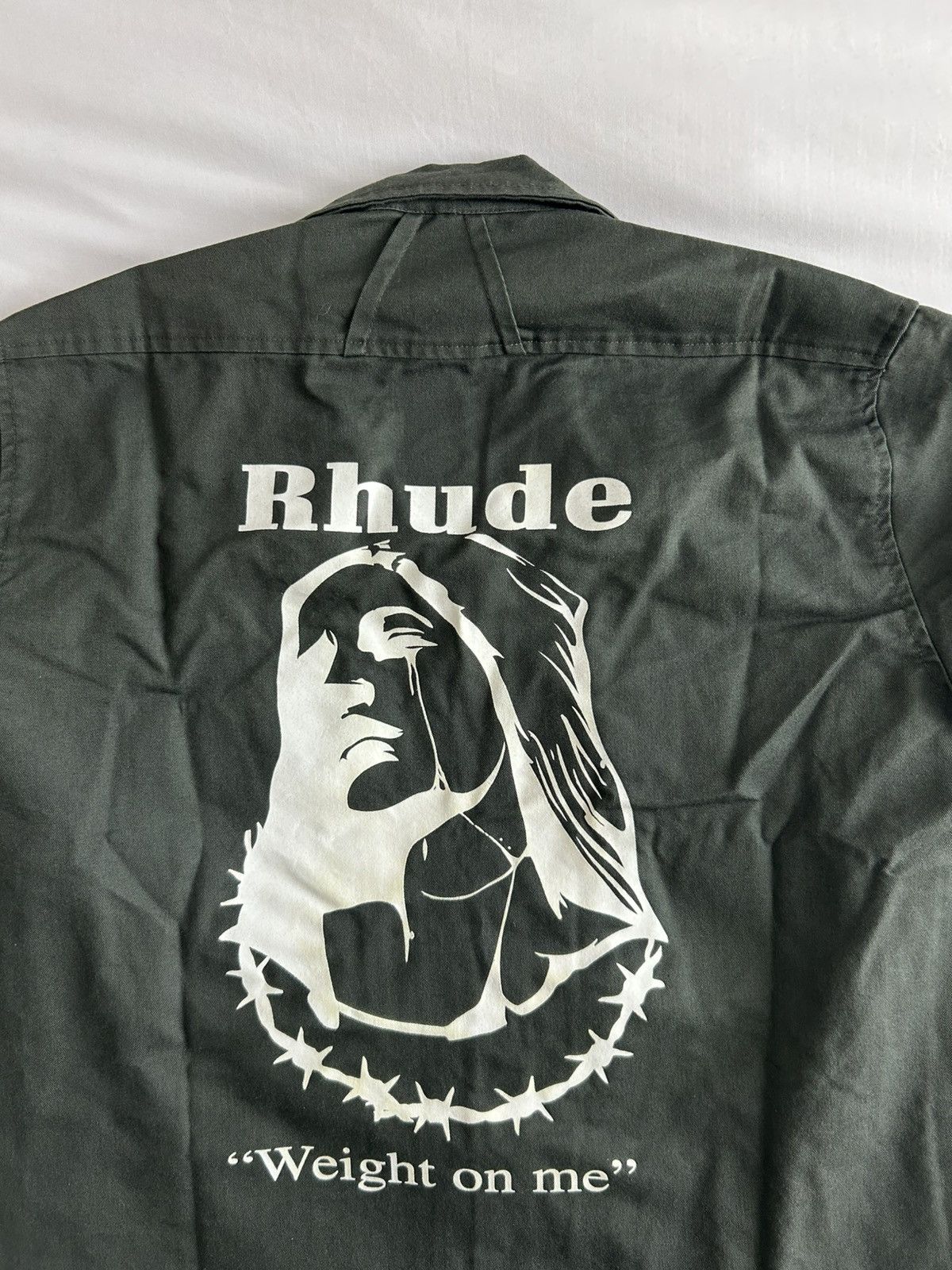Rhude Rhude Weight on Me Double Breasted Button Up Size US M / EU 48-50 / 2 - 2 Thumbnail