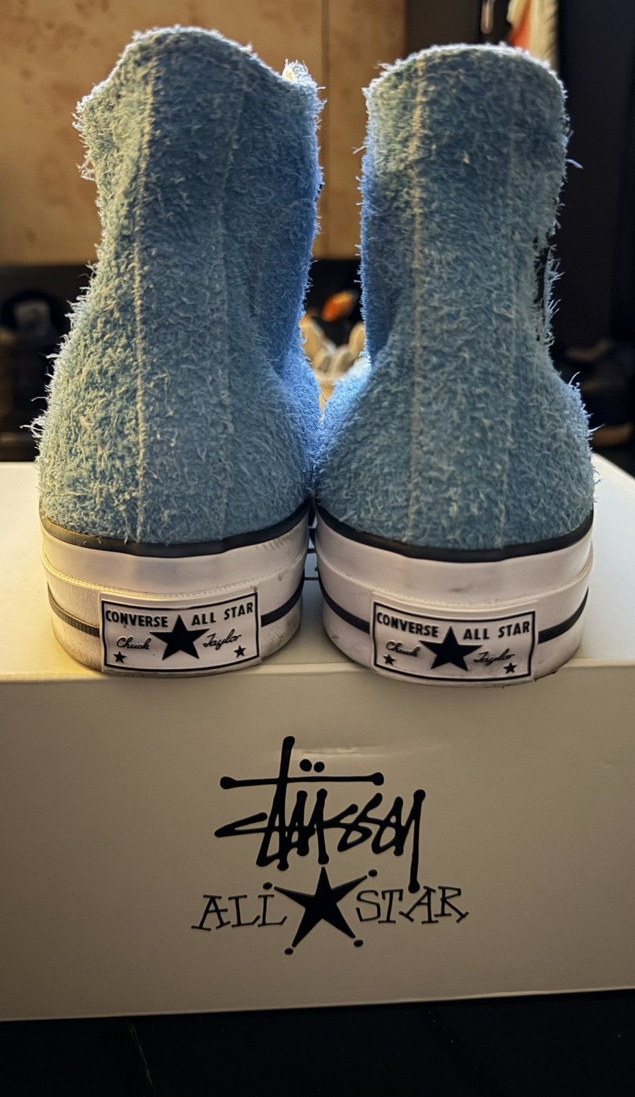Converse × Stussy Stussy x Converse Chuck 70 High 'Sky Blue' A07663C sz 8 Size US 8 / EU 41 - 4 Thumbnail