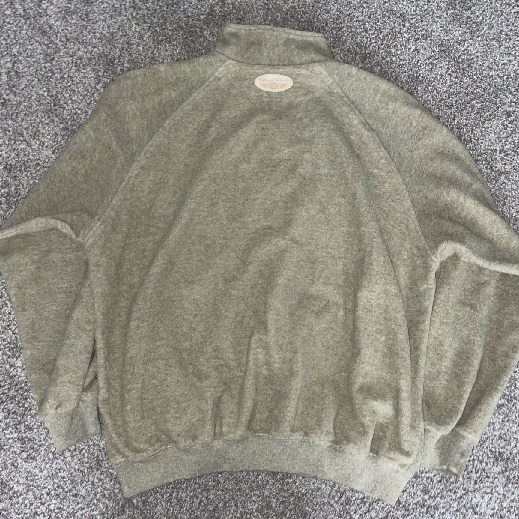 Vintage Straight Down USA Made Beige Half Zip Pullover Mens L Sweater Zip Size US L / EU 52-54 / 3 - 4 Thumbnail