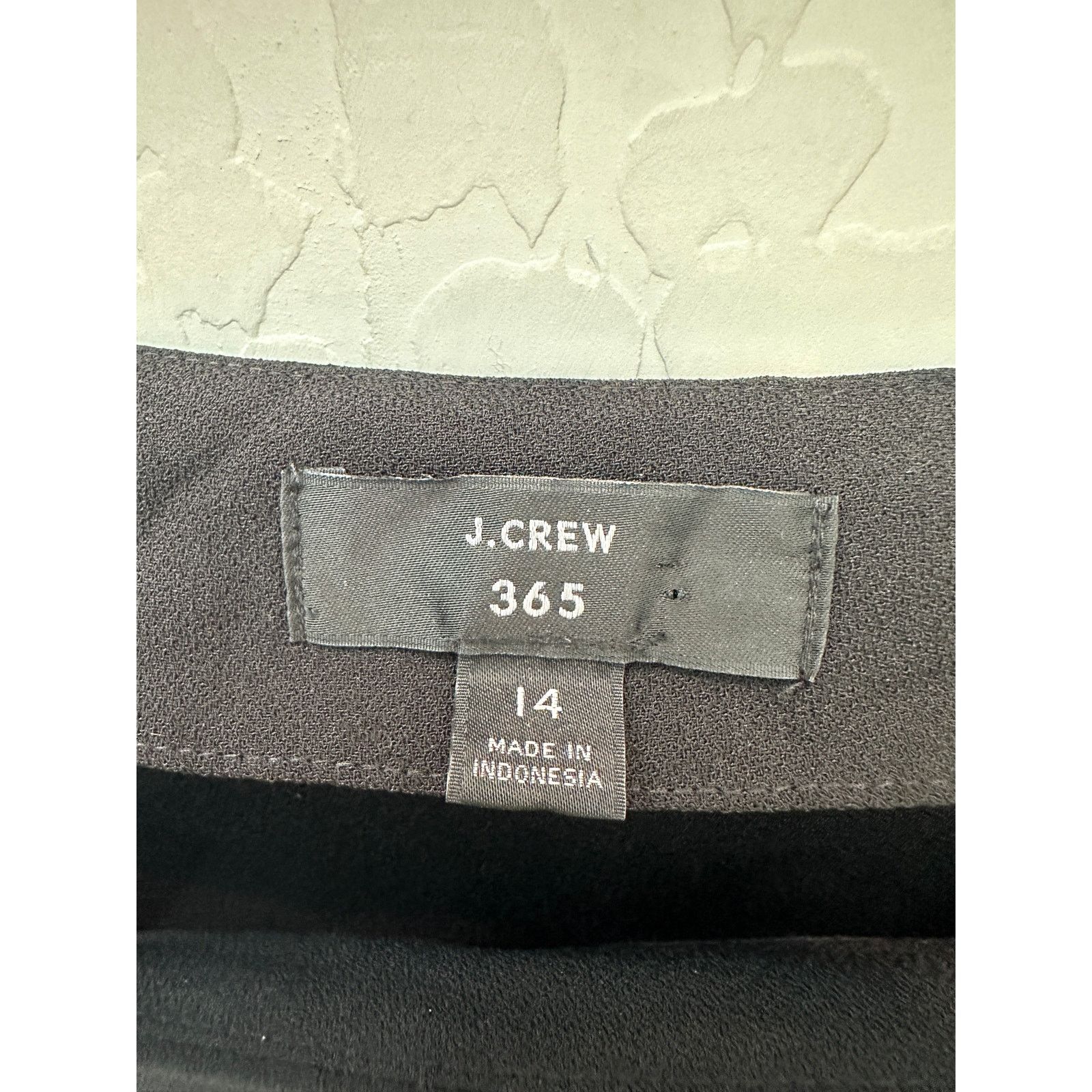 J.Crew J.CREW | Black Square Neck Puff Long Sleeve Career Blouse Size XL / US 12-14 / IT 48-50 - 5 Thumbnail