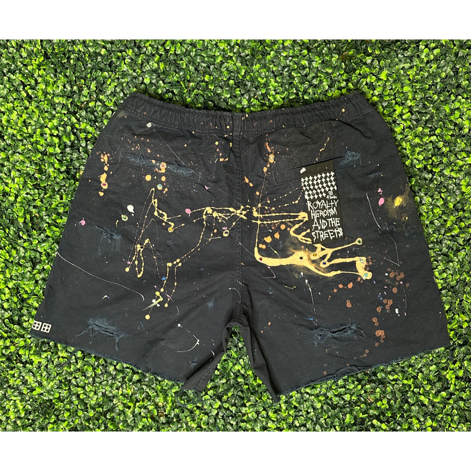 Ksubi DRO Lab LTD Custom 1/1 ART x Ksubi Shorts Size US 36 / EU 52 - 8 Thumbnail