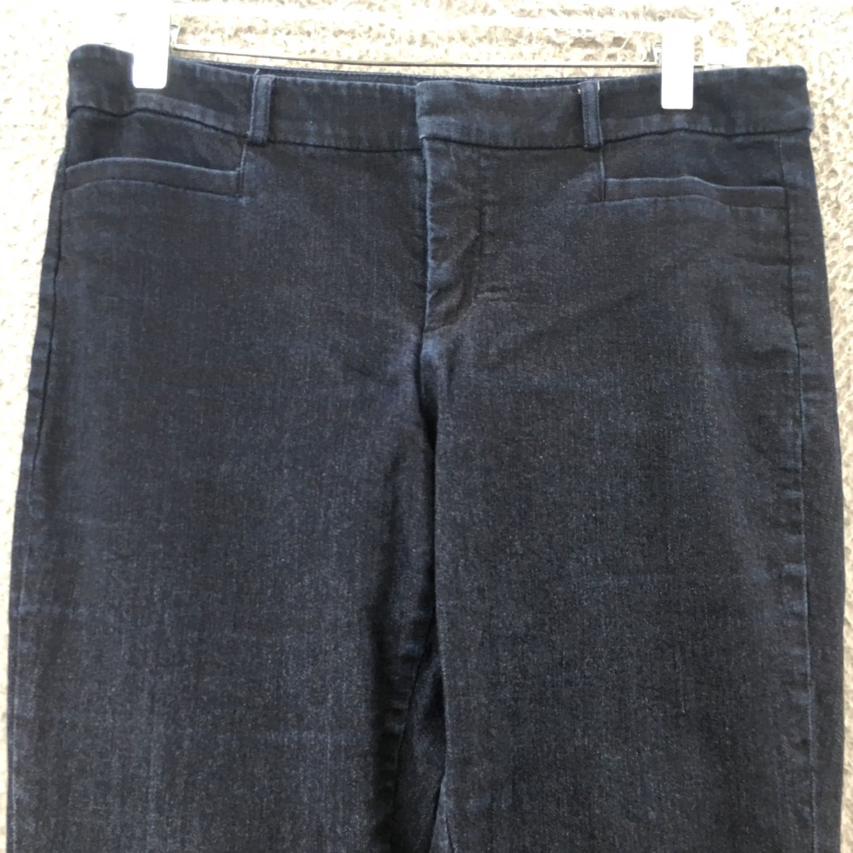 Banana Republic Banana Republic Sloan Cropped Jeans Womens 8 Blue Dark Wash Denim Cotton Blend Jeans Regular Womens 8 Blue Dark Wash Denim Cotton Blend Size 30" / US 8 / IT 44 - 2 Thumbnail