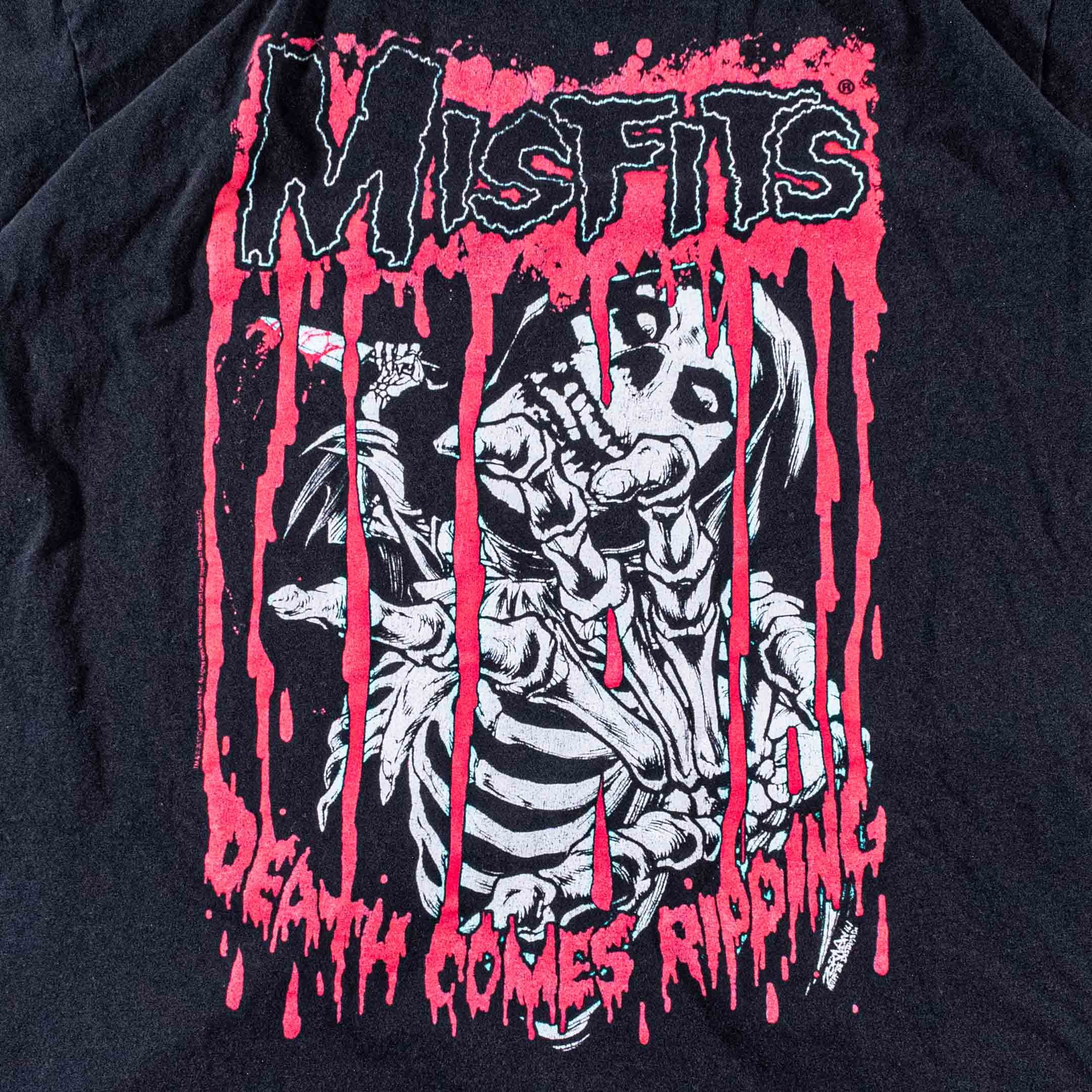 Misfits Misfits Death Comes Ripping T-Shirt Punk Rock Band Graphic Size US L / EU 52-54 / 3 - 4 Thumbnail