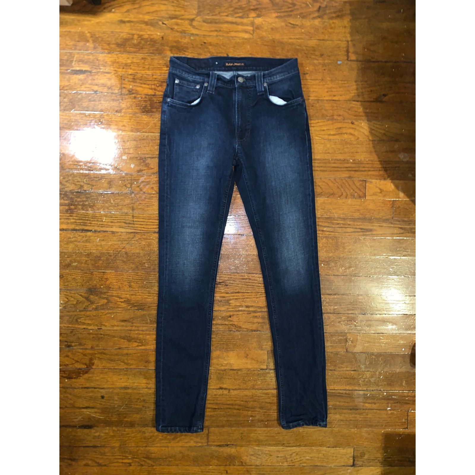 Nudie Jeans Nudie Jeans Lean Dean Dark Wash Jeans Men’s 30x34 Slim Taper Size US 30 / EU 46 - 1 Thumbnail