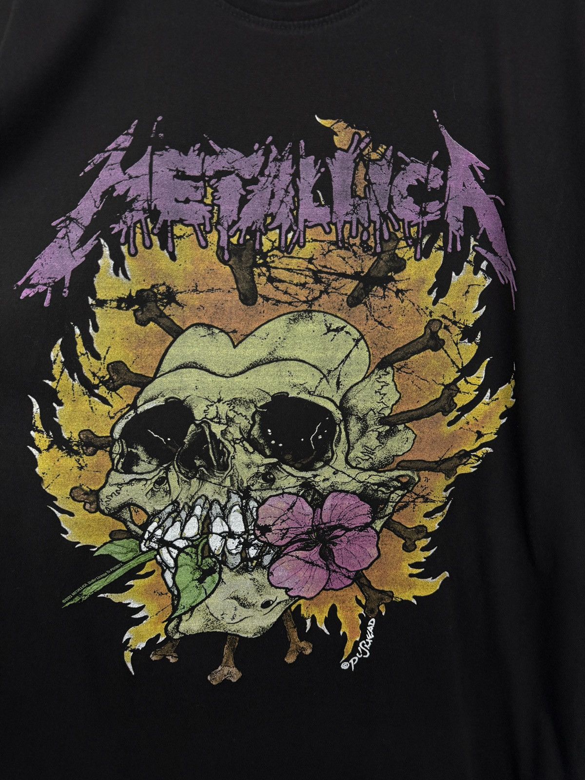 Metallica 💀🇺🇸 Vintage Metallica Pushead Skull Rock Band Retro T-Shirt Size US XL / EU 56 / 4 - 4 Thumbnail