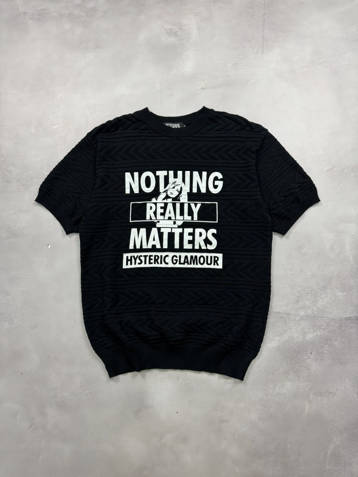 Hysteric Glamour NRM Woven Tee(Black/S-M)